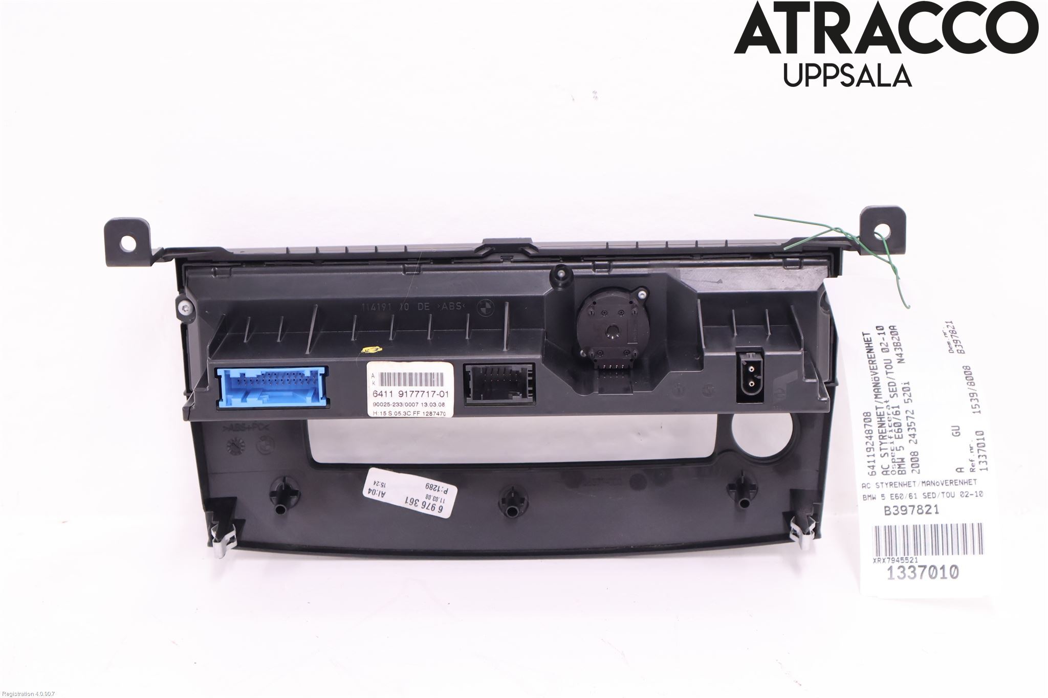 BMW 5 E60/61 Sed/Tou 02-10 Varme Ac Betjening-Display