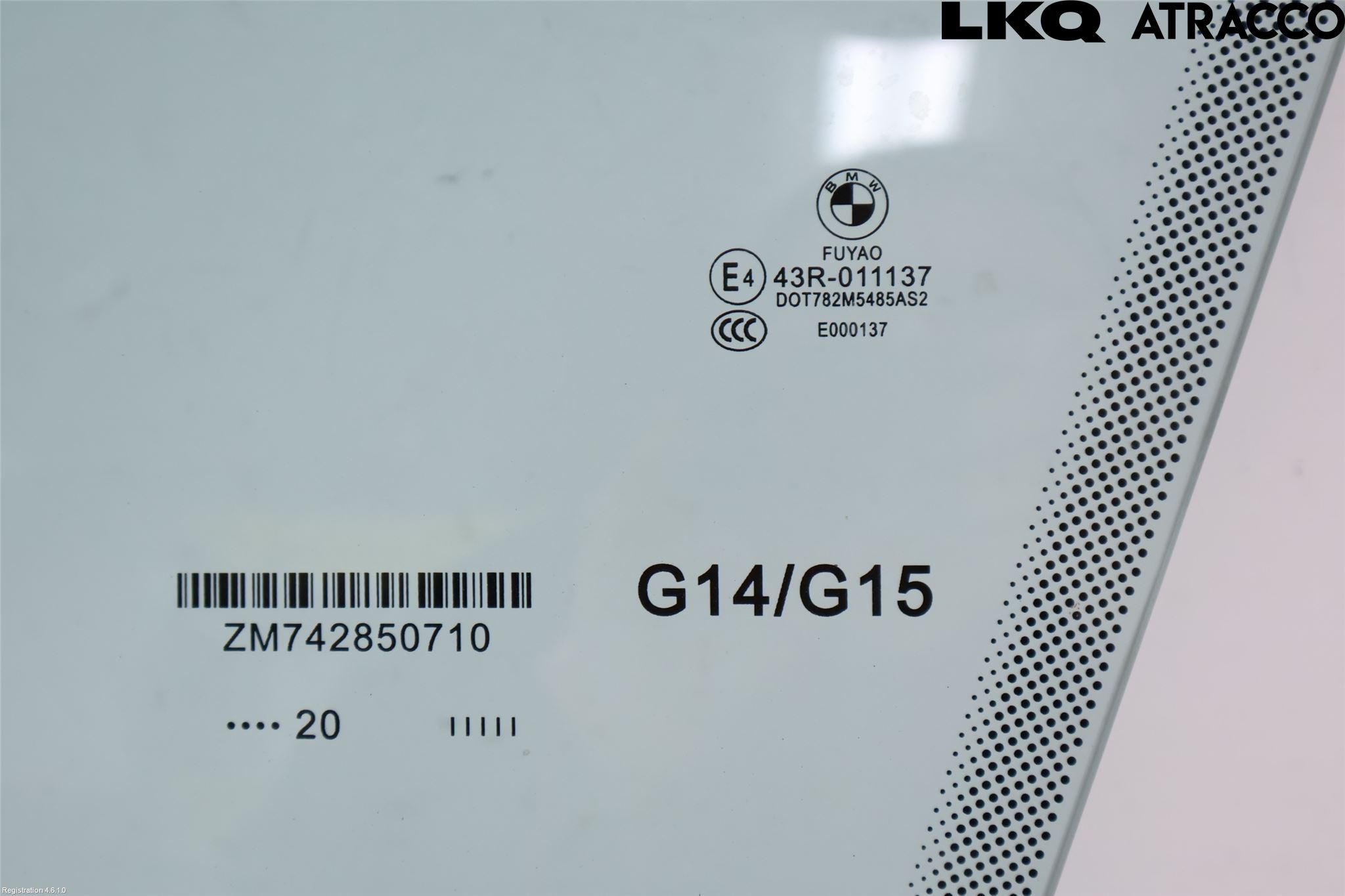 BMW 8 G14/G15/G16 18- Dørrute Foran Venstre 4 Dørs