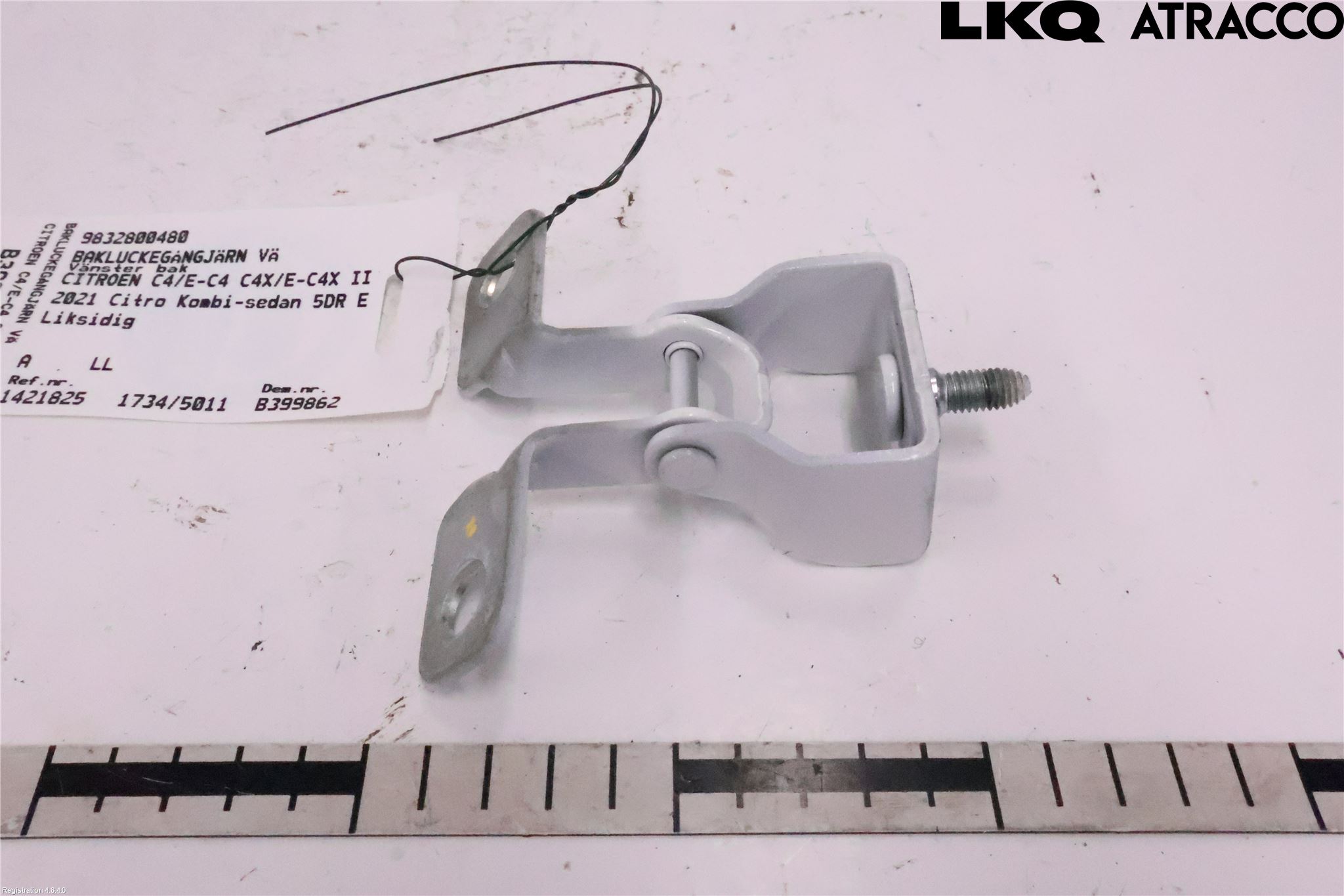 Citroen C4/E-C4 C4X/E-C4X III 21- Bakluke Hengsel Venstre
