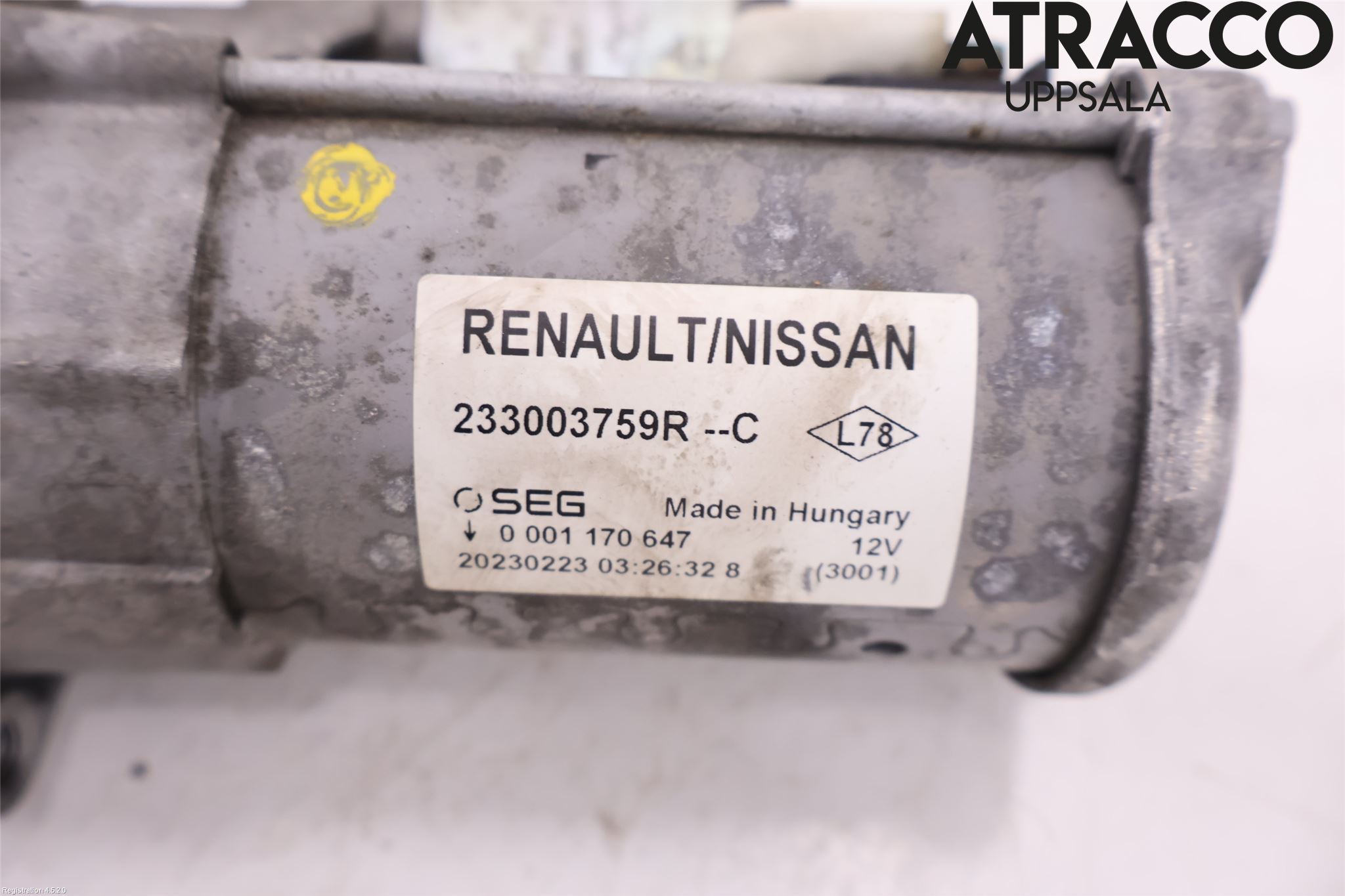 Mercedes-Benz MB CITAN/EQT (W420) 22- Startmotor Diesel