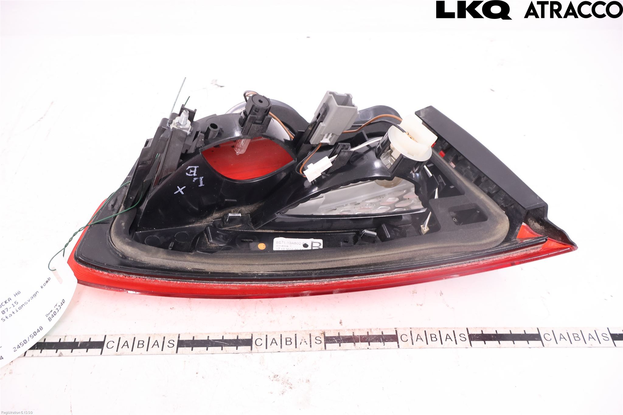 Ford MONDEO 07-15 Baklykt Høyre  På Luke(Indre)