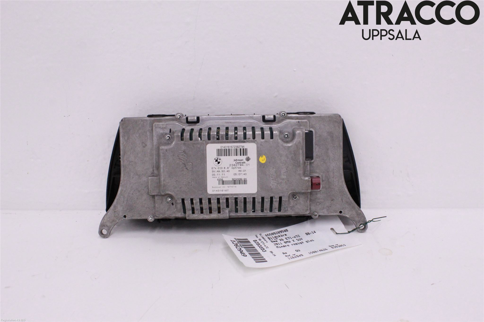 BMW X6 E71/E72   08-14 Instr Skjerm Dvd-Gps-Ac-Tlf