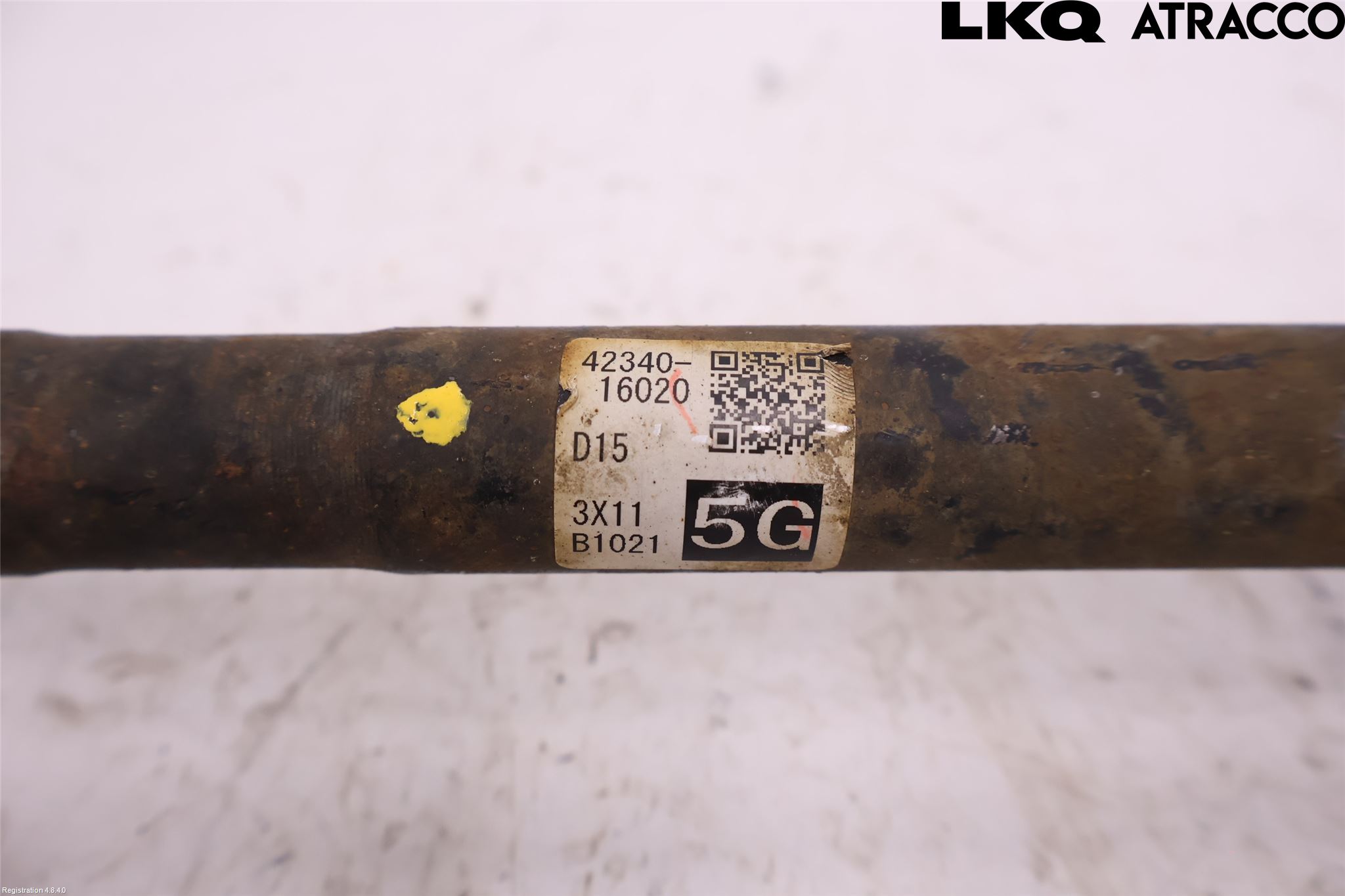 Toyota COROLLA CROSS XG10 22- Drivaksel Bak Kompl Venstre