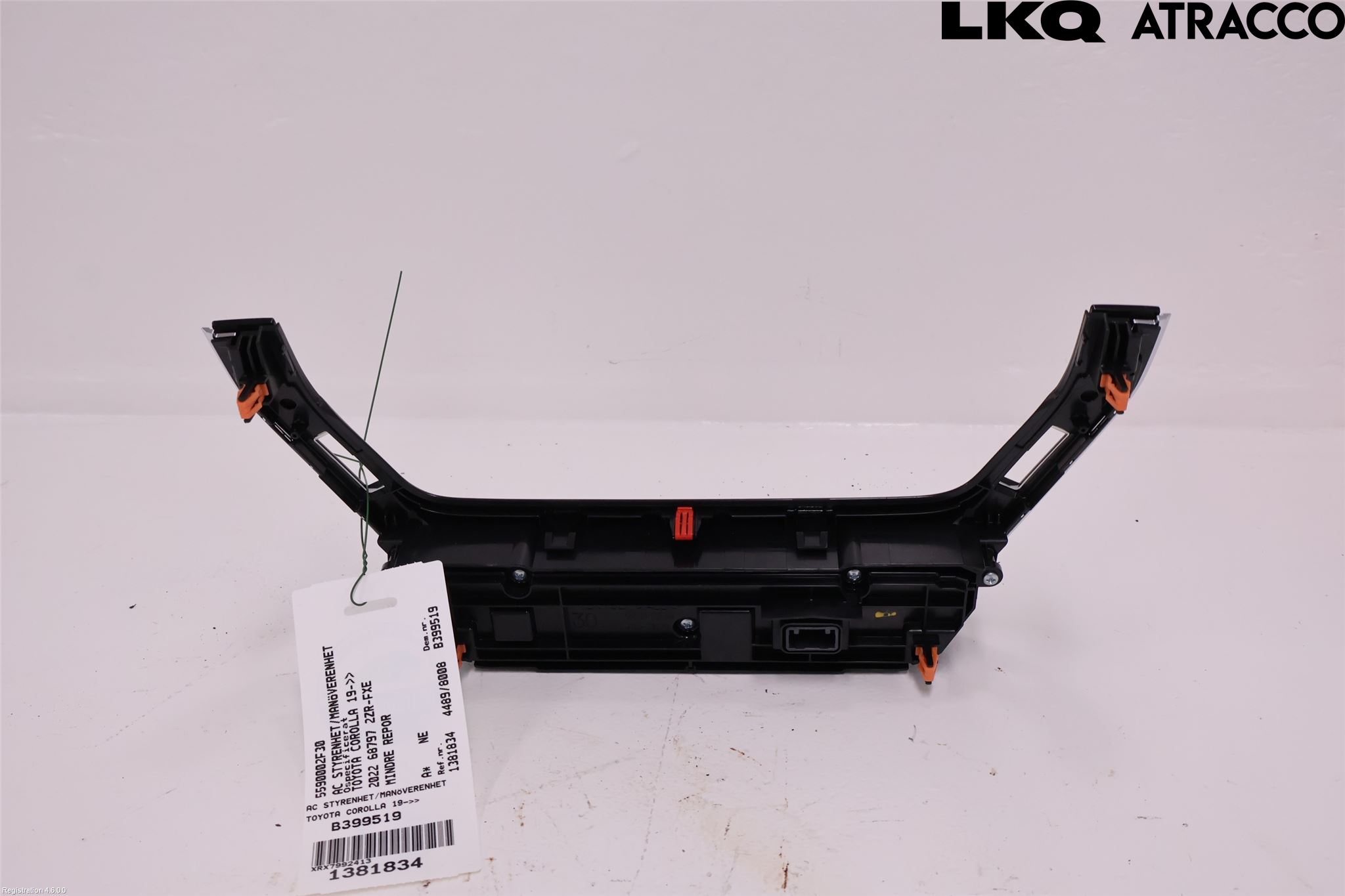 Toyota COROLLA 19- Varme Ac Betjening-Display