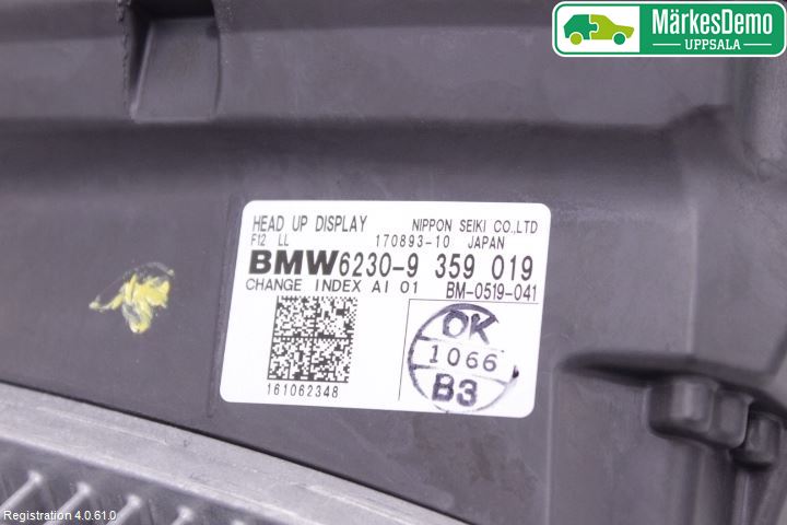 BMW 6 GRAN COUPÉ F06 12-19 Instr Skjerm Dvd-Gps-Ac-Tlf