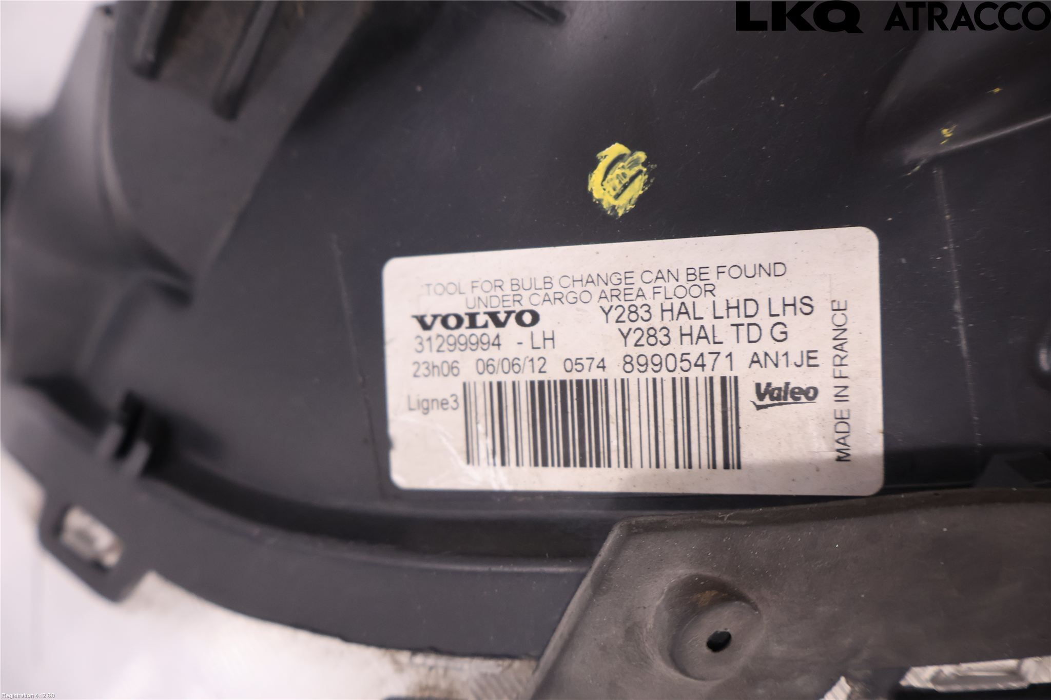 Volvo V60 11-13 Frontlykt Venstre