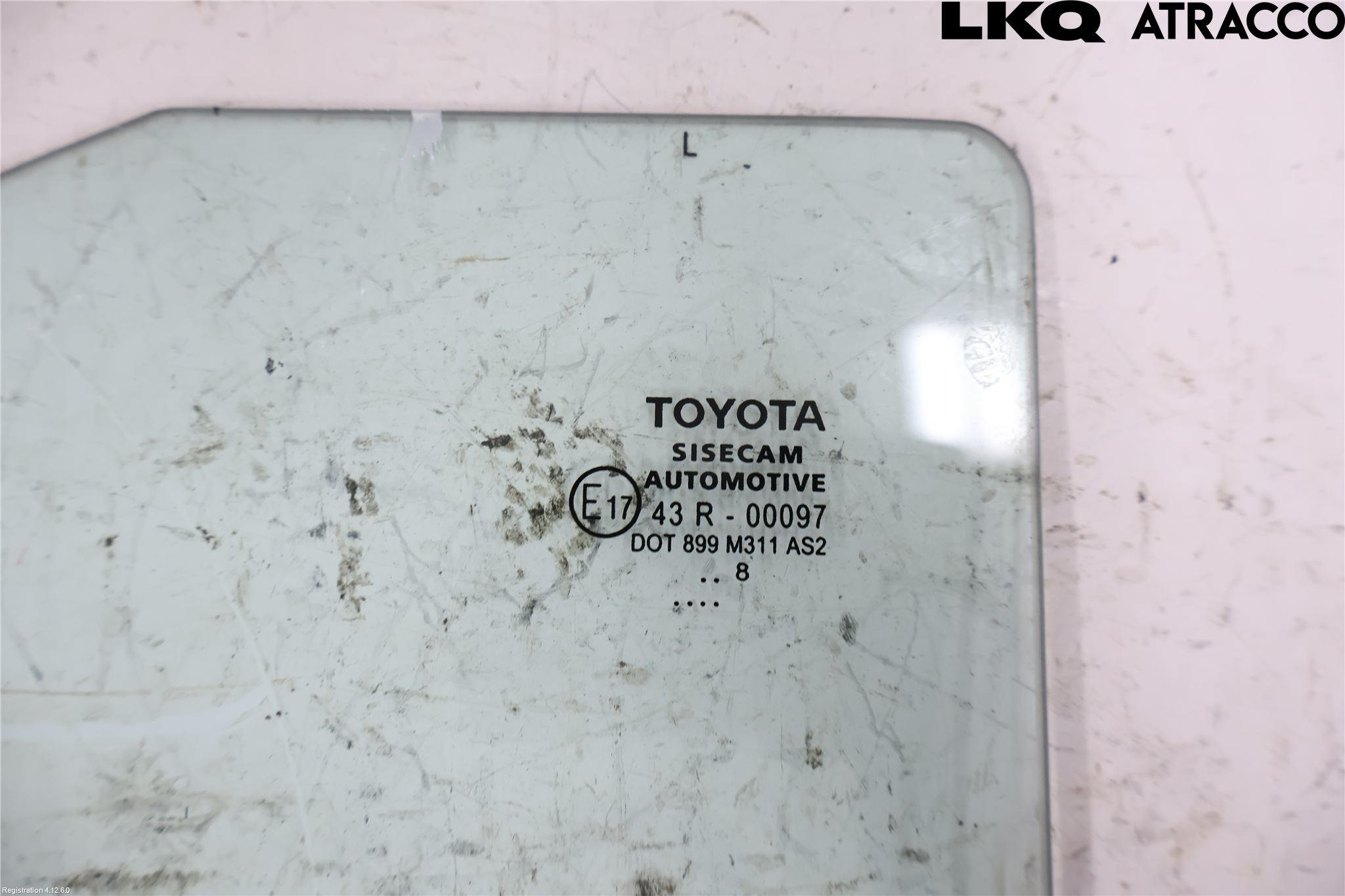 Toyota C-HR 16-23 Dørrute Bak Vens Trekant 4D