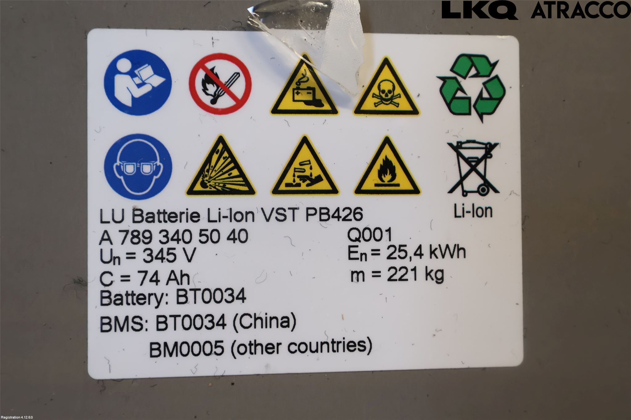 Mercedes-Benz MB C-KLASS (W206) 21- Hybrid Batteri
