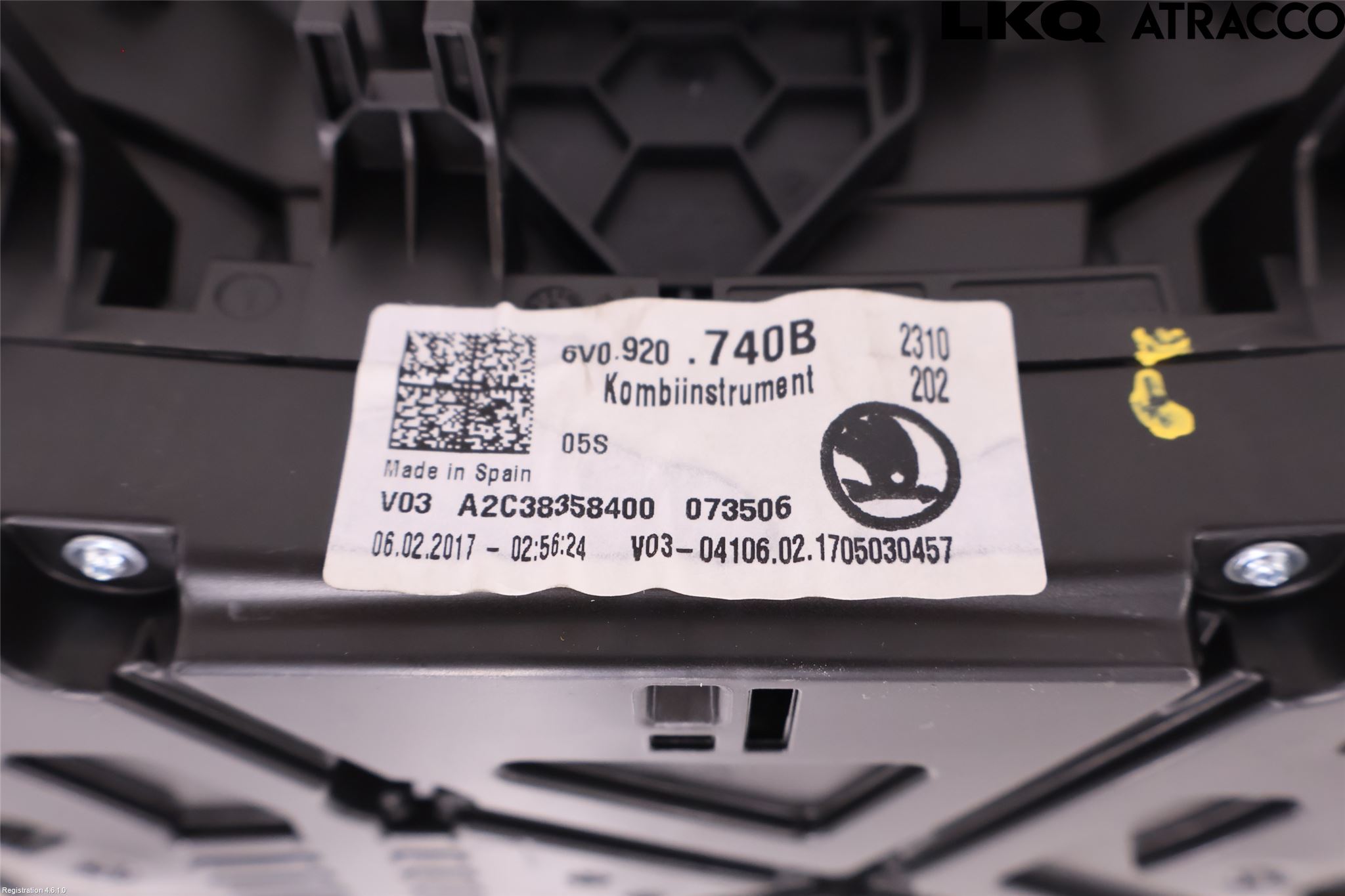 Skoda FABIA 15-21 Instr Kombinert
