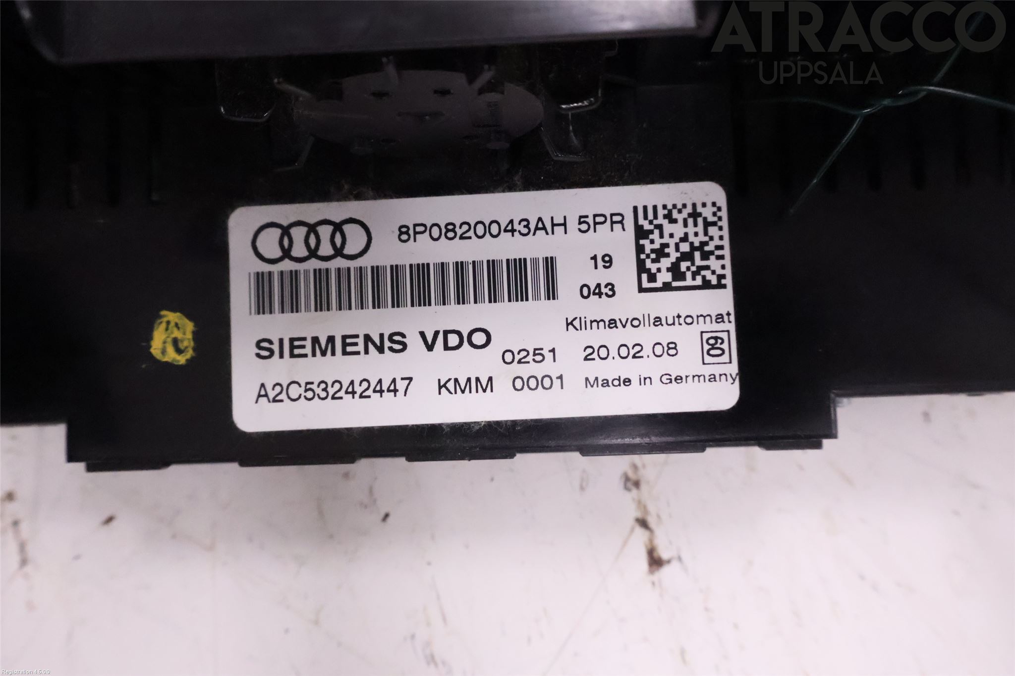 Audi A3/S3 05-13 Varme Ac Betjening-Display