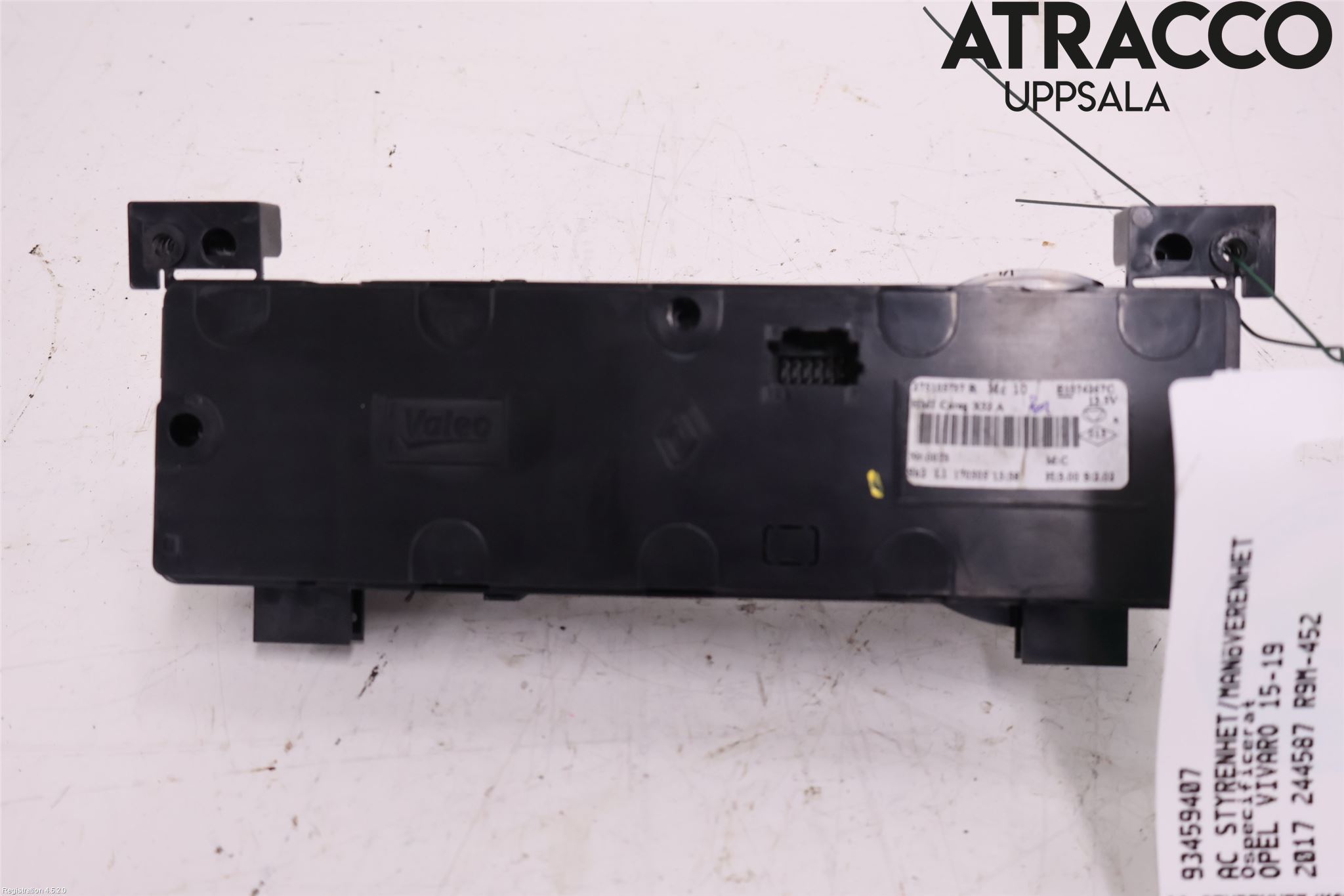 Opel VIVARO 15-19 Varme Ac Betjening-Display