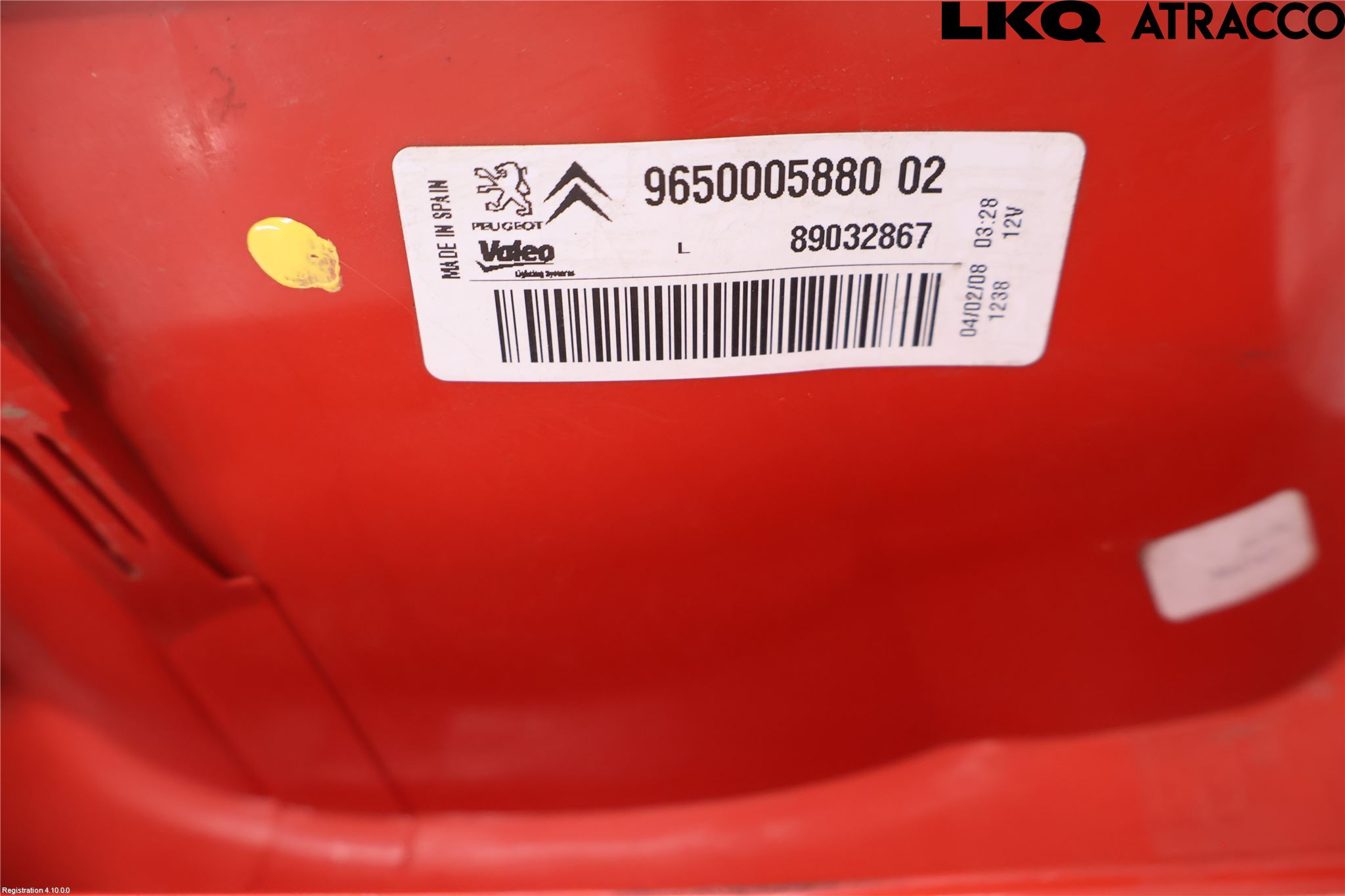 Citroen XSARA PICASSO Baklykt Venstre