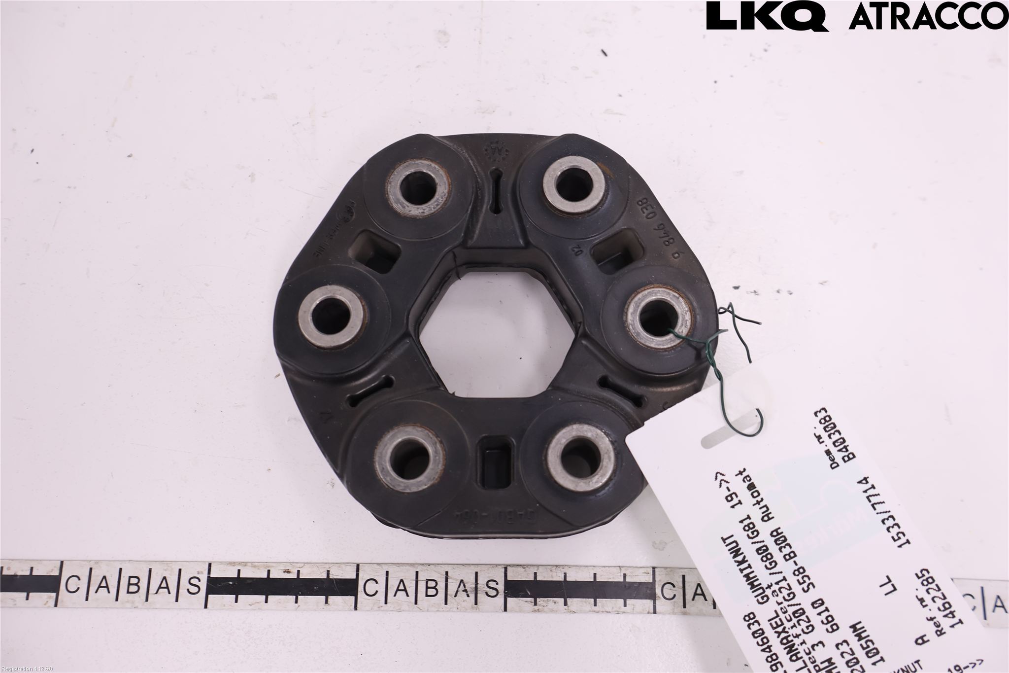 BMW 3 G20/G21/G80/G81 19- Mellomaksel Gummiledd