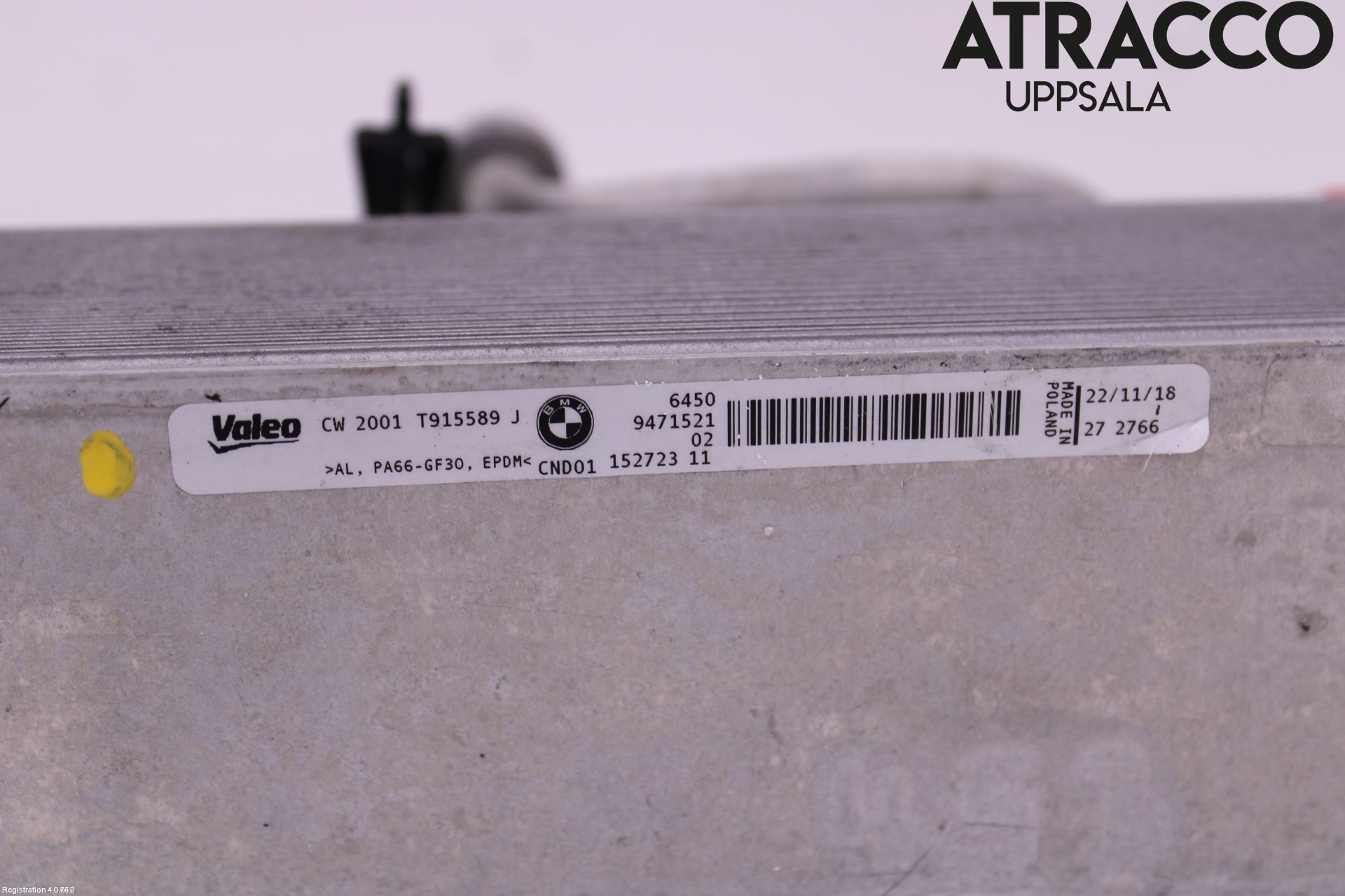 BMW 1 F20/F21 11-19 Varme Ac Kondenser-Kjøler