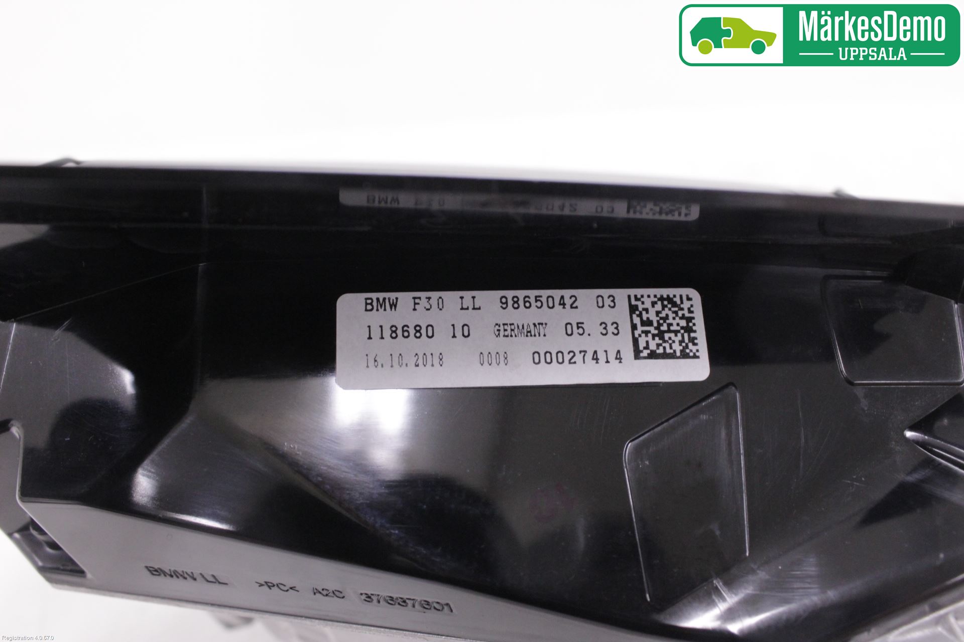 BMW 3 F30/F31/F80 12-19 Instr Skjerm Dvd-Gps-Ac-Tlf