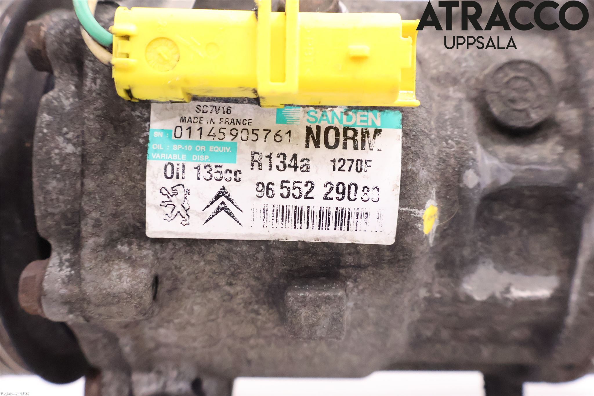 Fiat SCUDO 07-16 Varme Ac Kompressor
