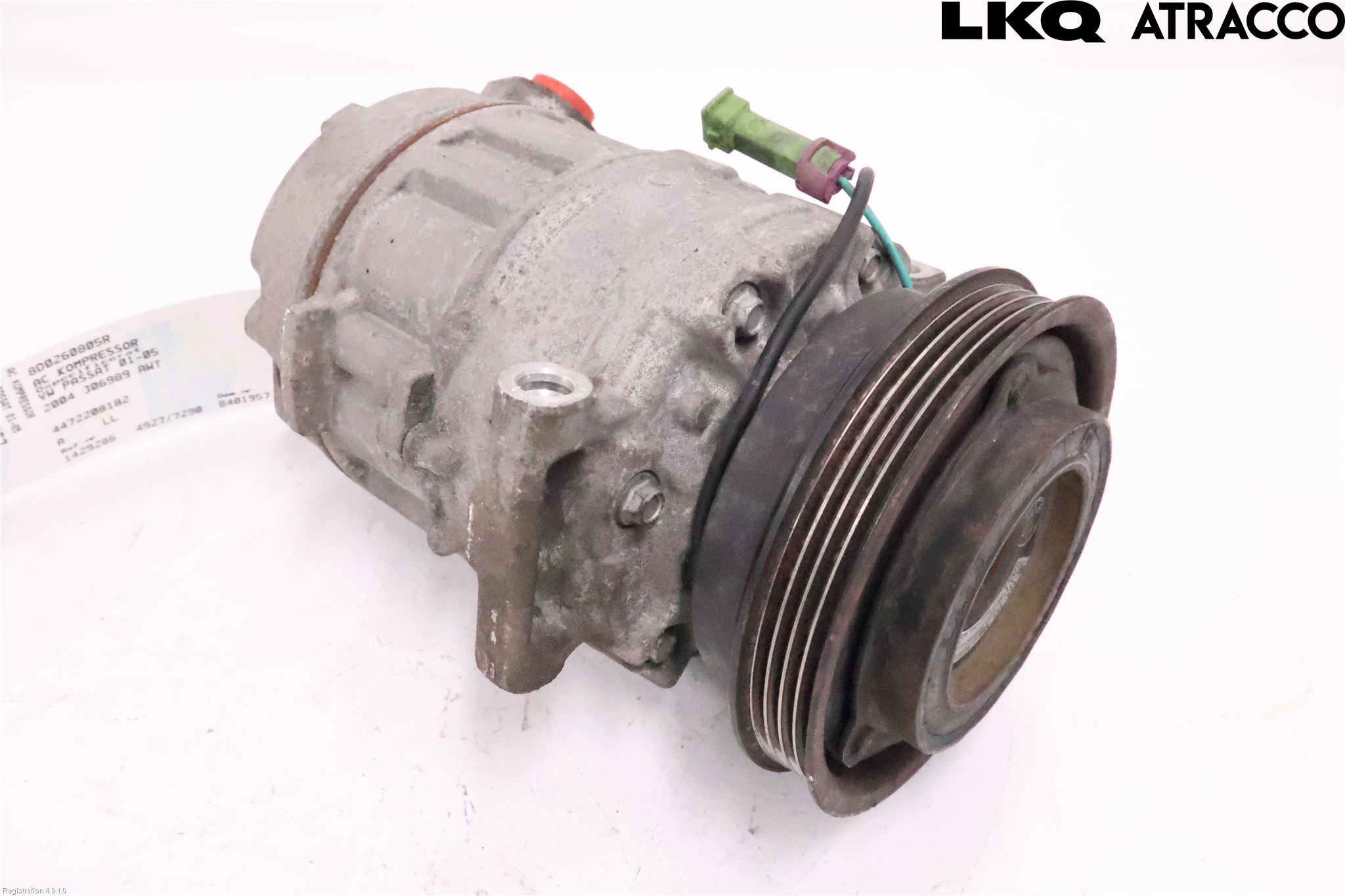 Volkswagen VW PASSAT 01-05 Varme Ac Kompressor