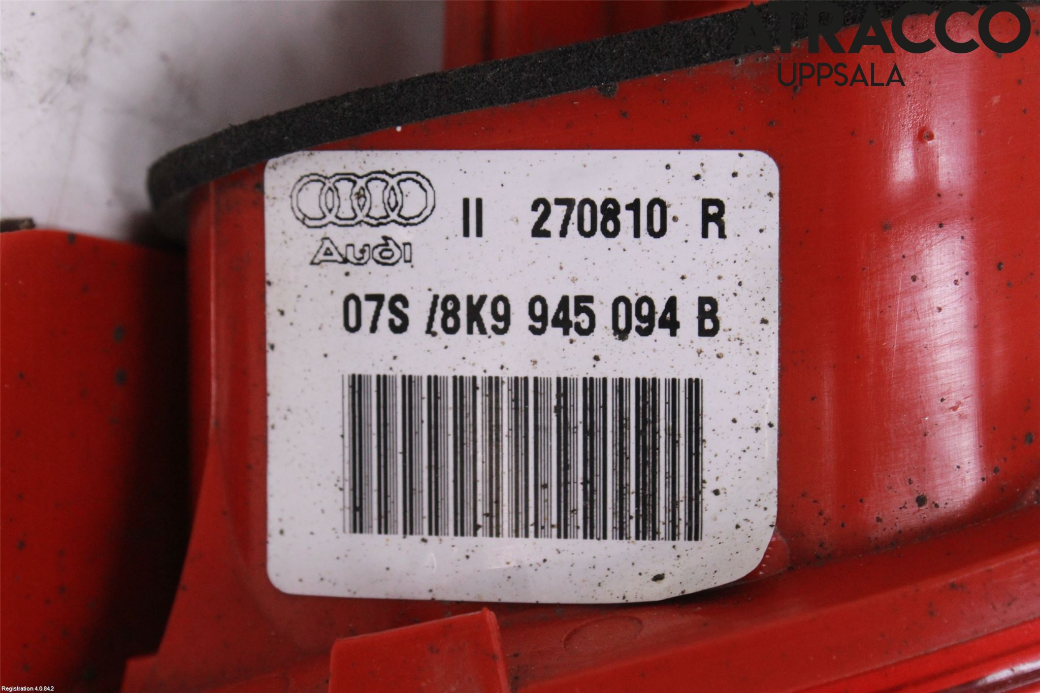 Audi A4/S4 08-11 Baklykt Høyre  På Luke(Indre)