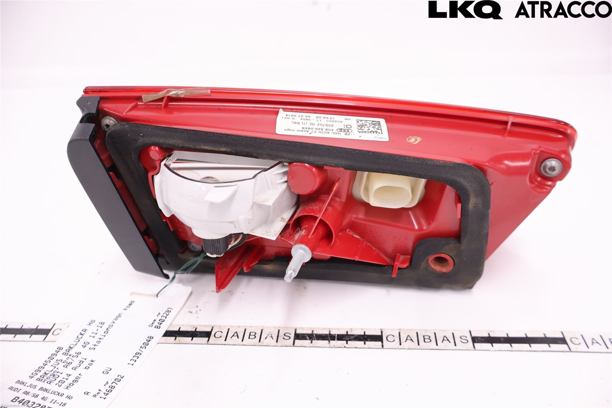 Audi A6/S6 4G 11-18 Baklykt Høyre  På Luke(Indre)