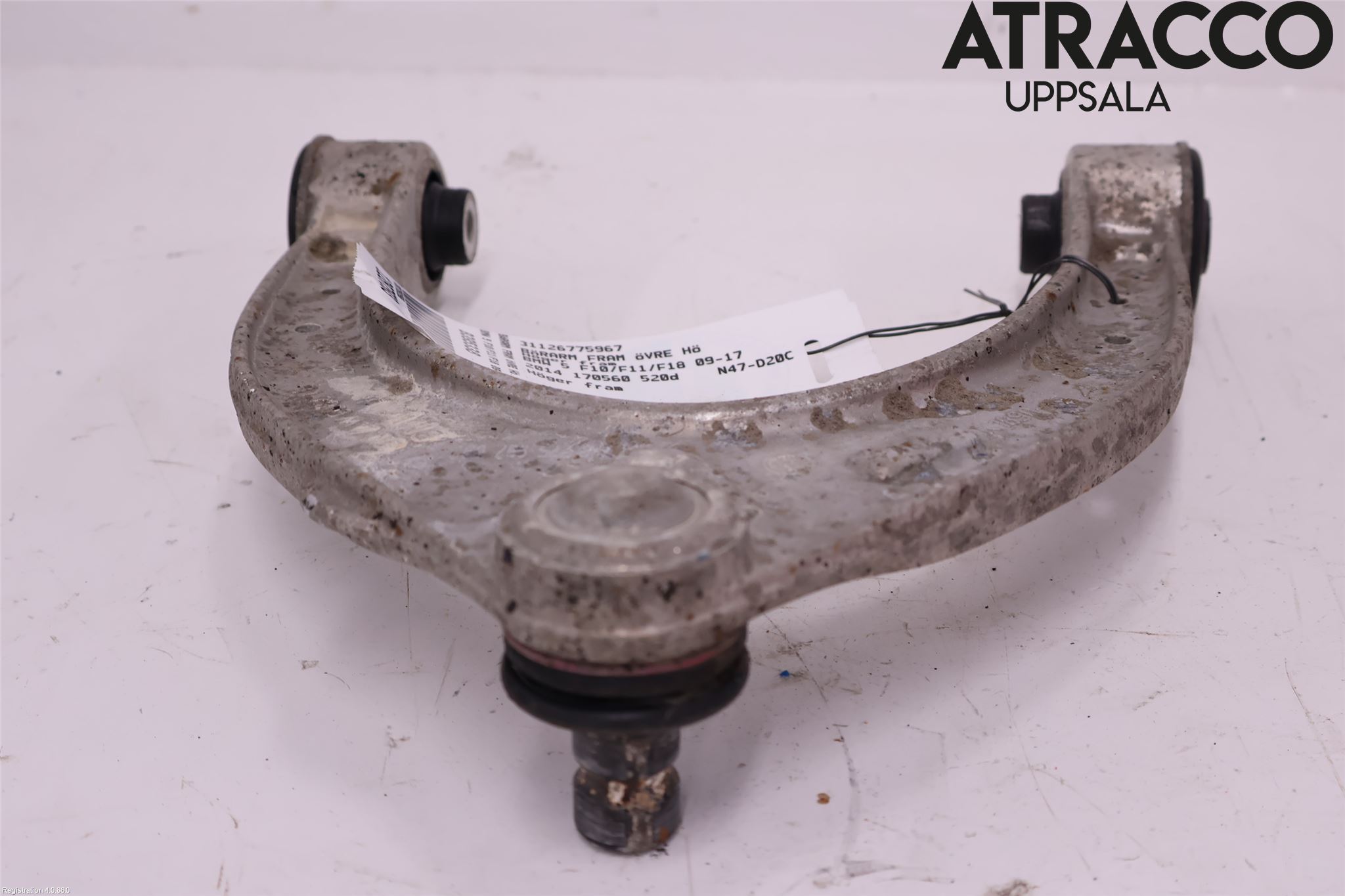 BMW 5 F10/F11/F18 09-17 Bærearm Foran Høyre Øvre