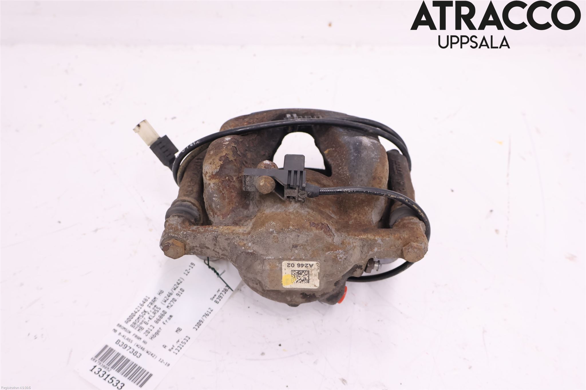Mercedes-Benz MB B-KLASS (W246/W242) 12-19 Bremsecaliper Foran Høyre