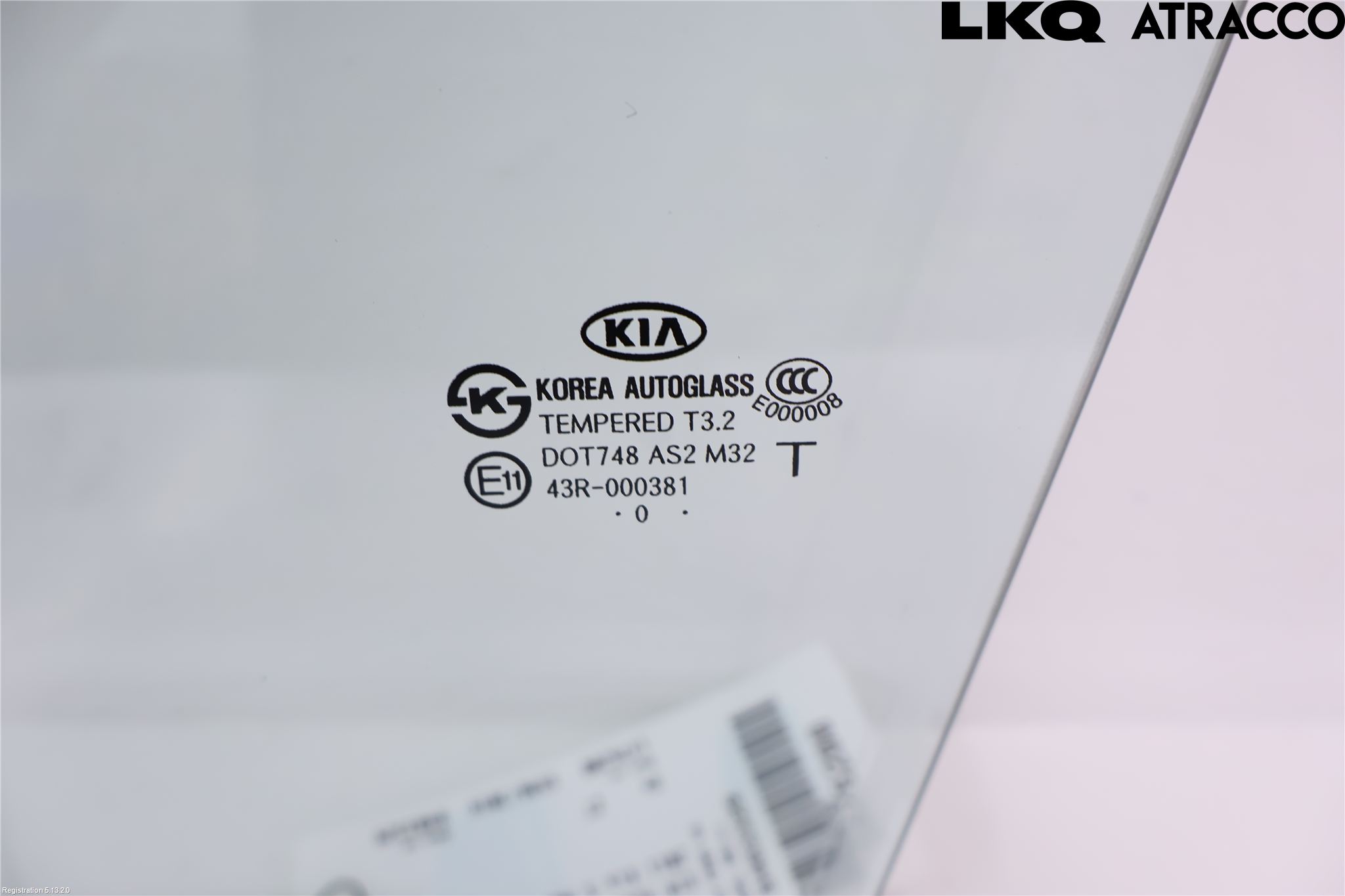 Kia SOUL 09- Dørrute Foran Venstre 4 Dørs