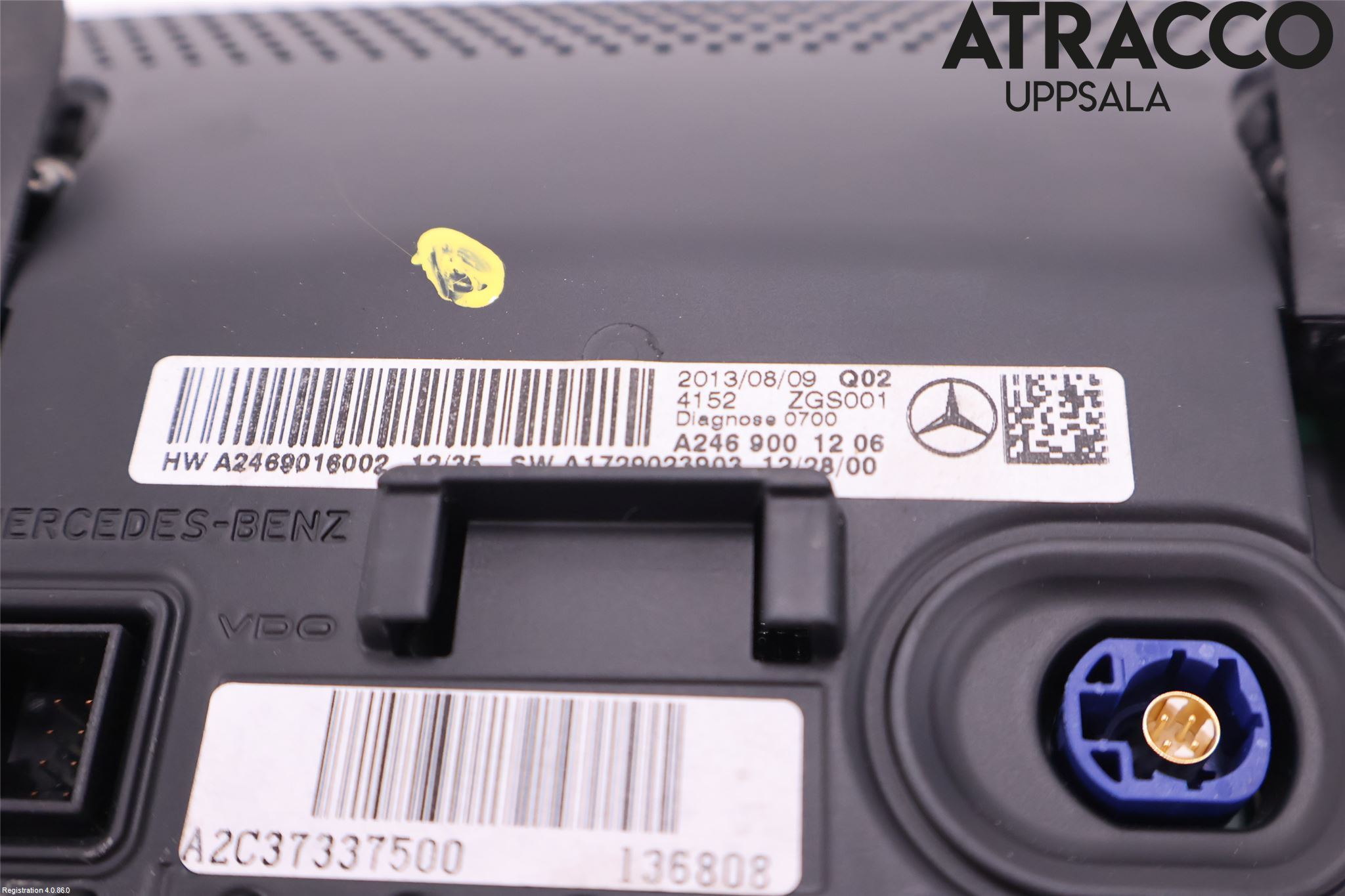 Mercedes-Benz MB A-KLASS (W176) 13-18 Instr Skjerm Dvd-Gps-Ac-Tlf