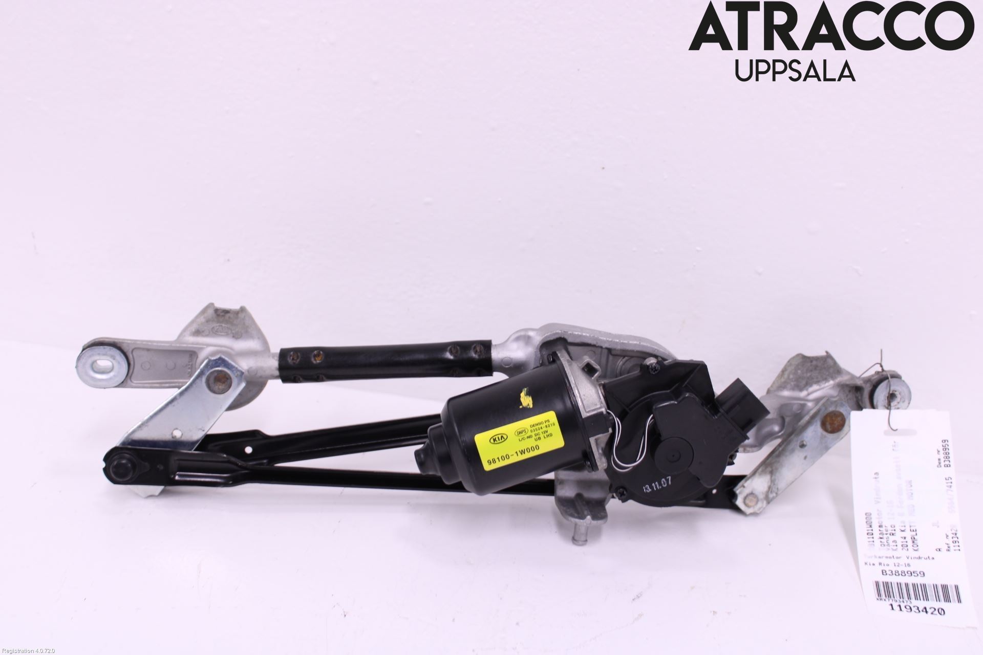 Kia RIO 12-16 Viskermotor Frontrute