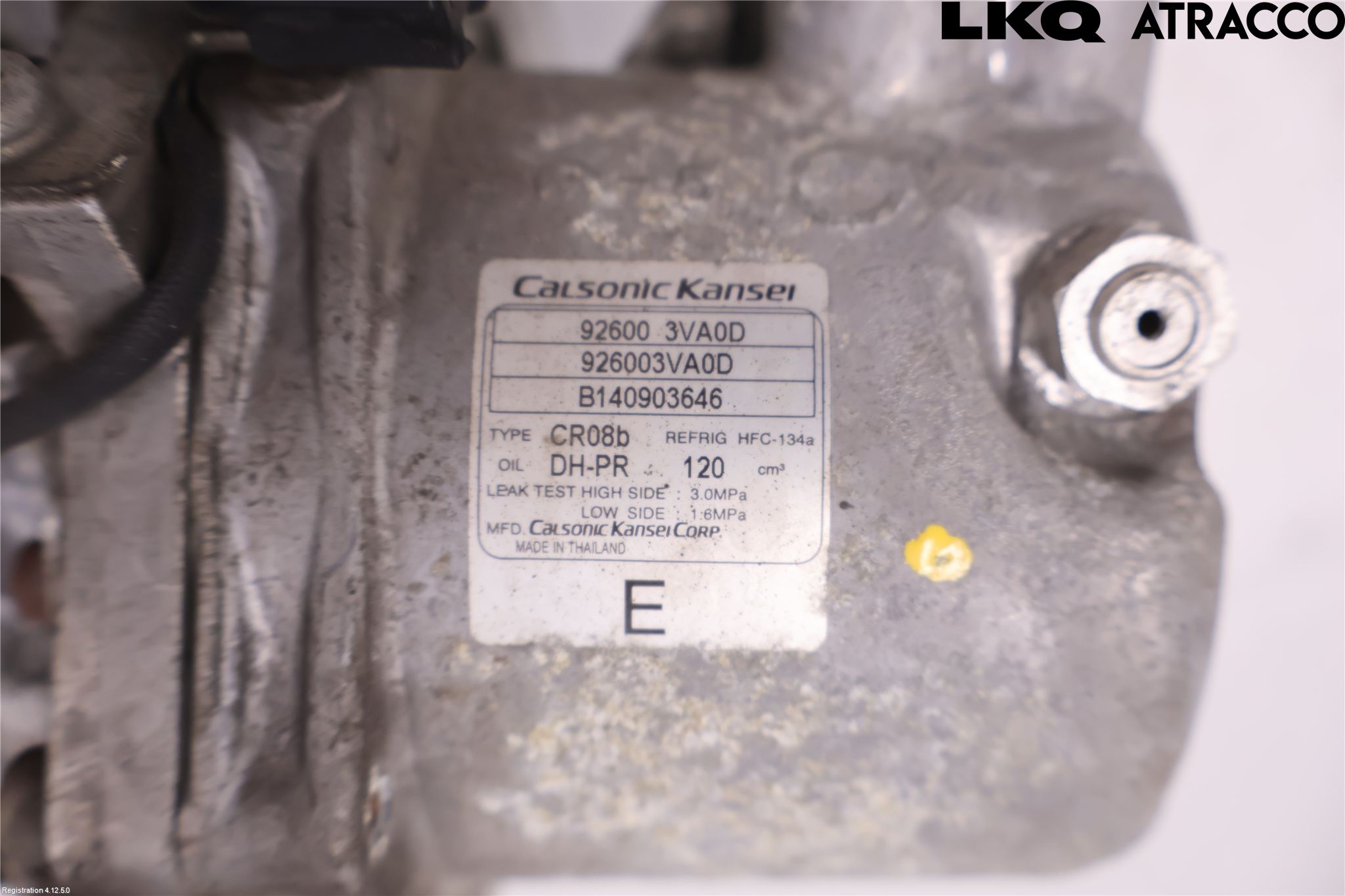 Nissan MICRA 11-16 Varme Ac Kompressor