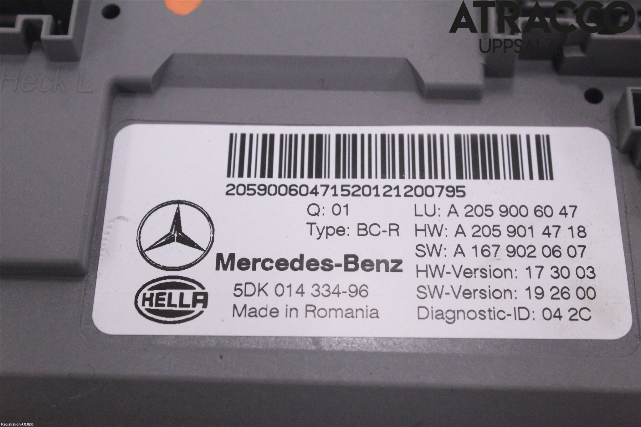 Mercedes-Benz MB EQC (N293) 20- Styreenhet Øvrig