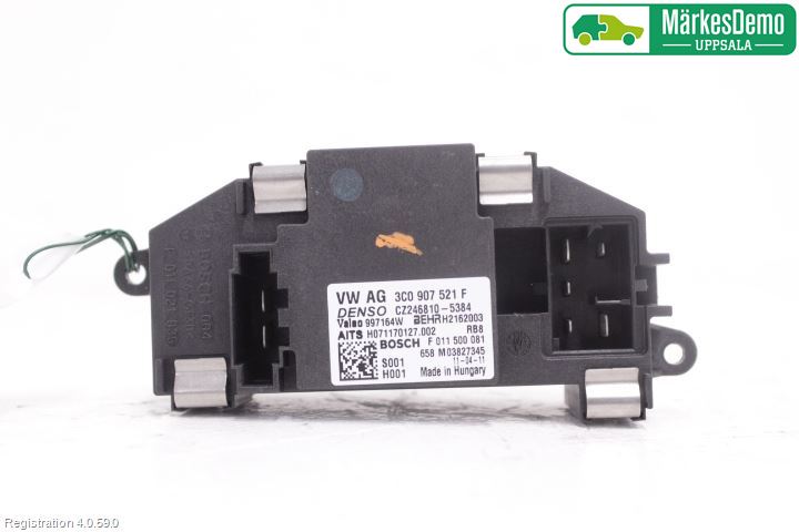Volkswagen VW CADDY 11-15 Varmeapparat Viftemotstand