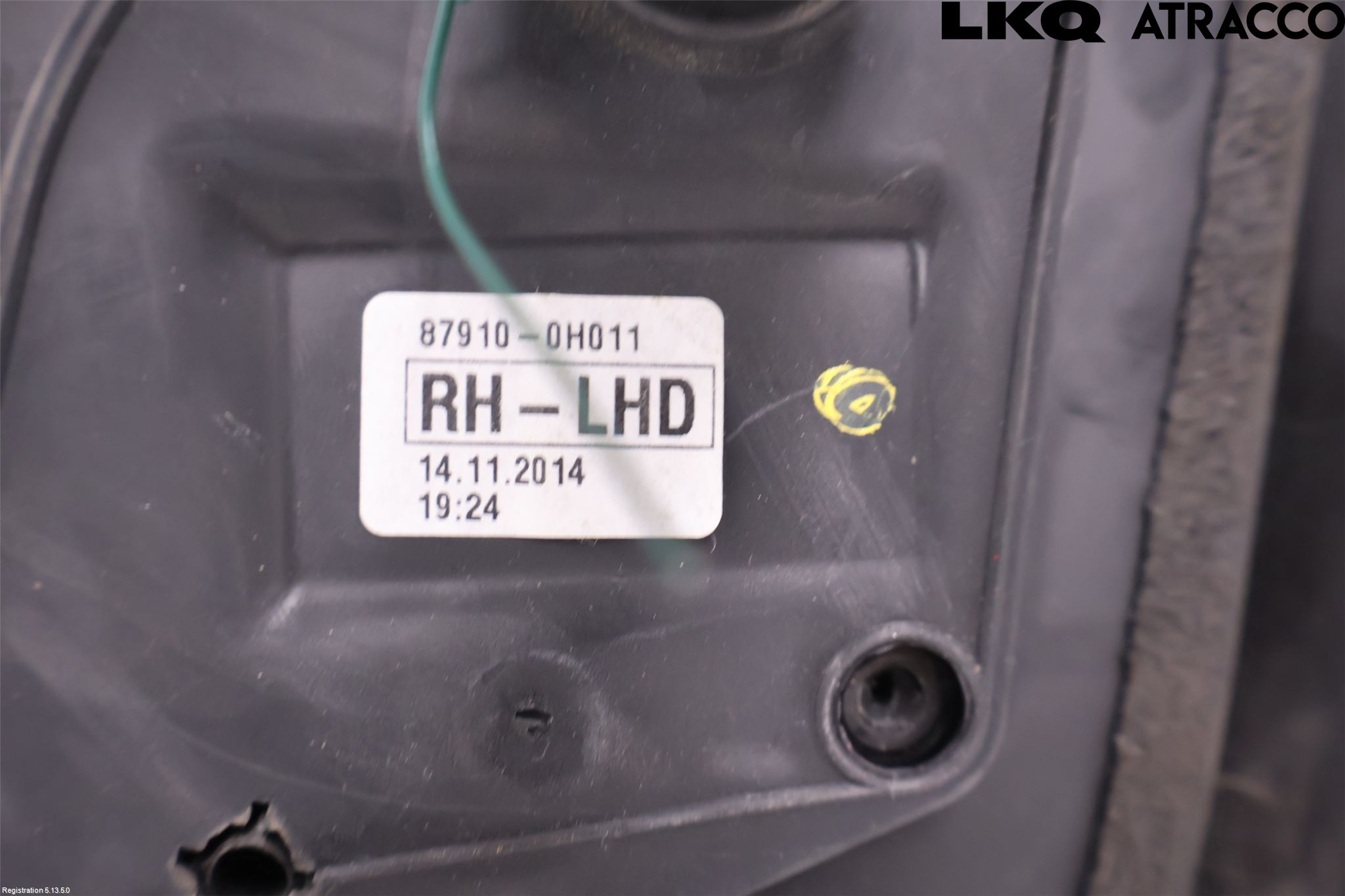 Toyota AYGO 06-14 Speil H M-Innvjustering