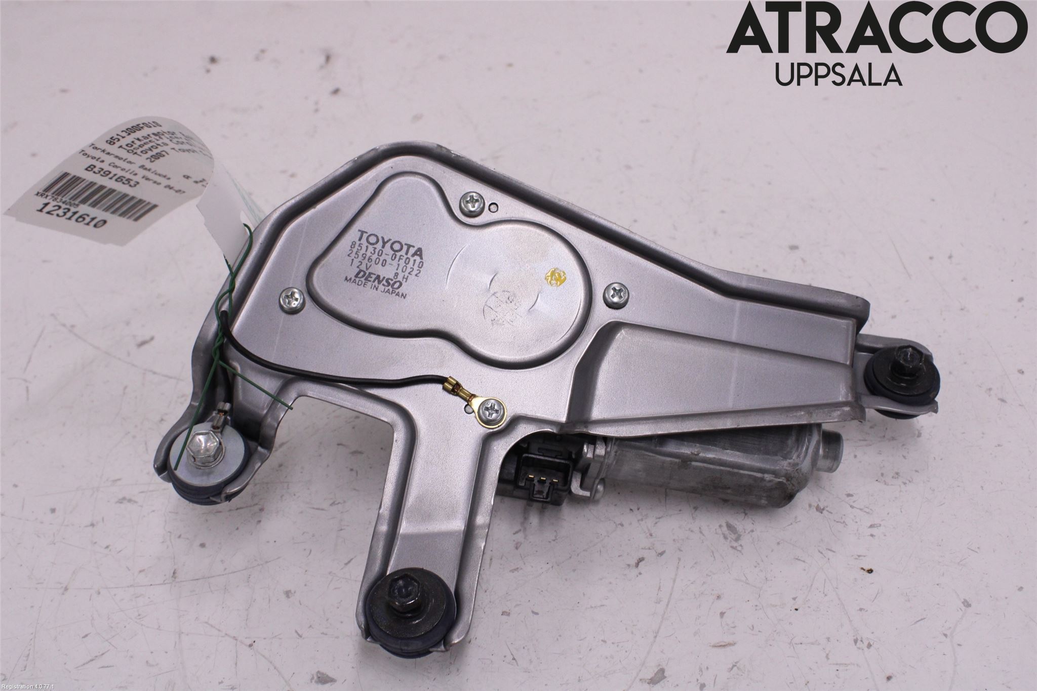 Toyota COROLLA VERSO 04-07 Viskermotor Bakluke
