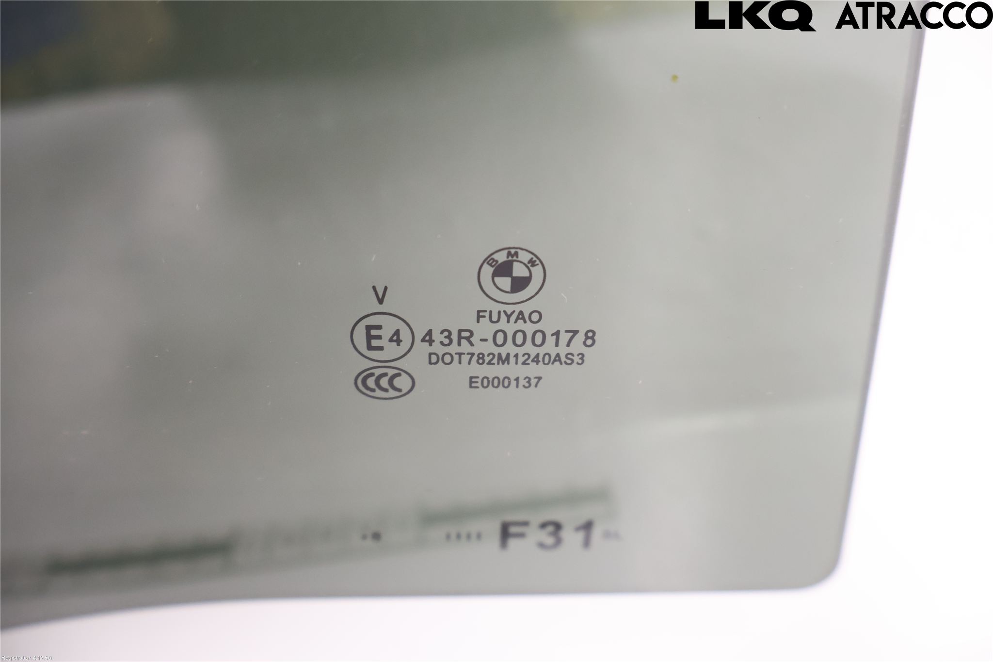 BMW 3 F30/F31/F80 12-19 Dørrute Bak Høyre 4Dørs