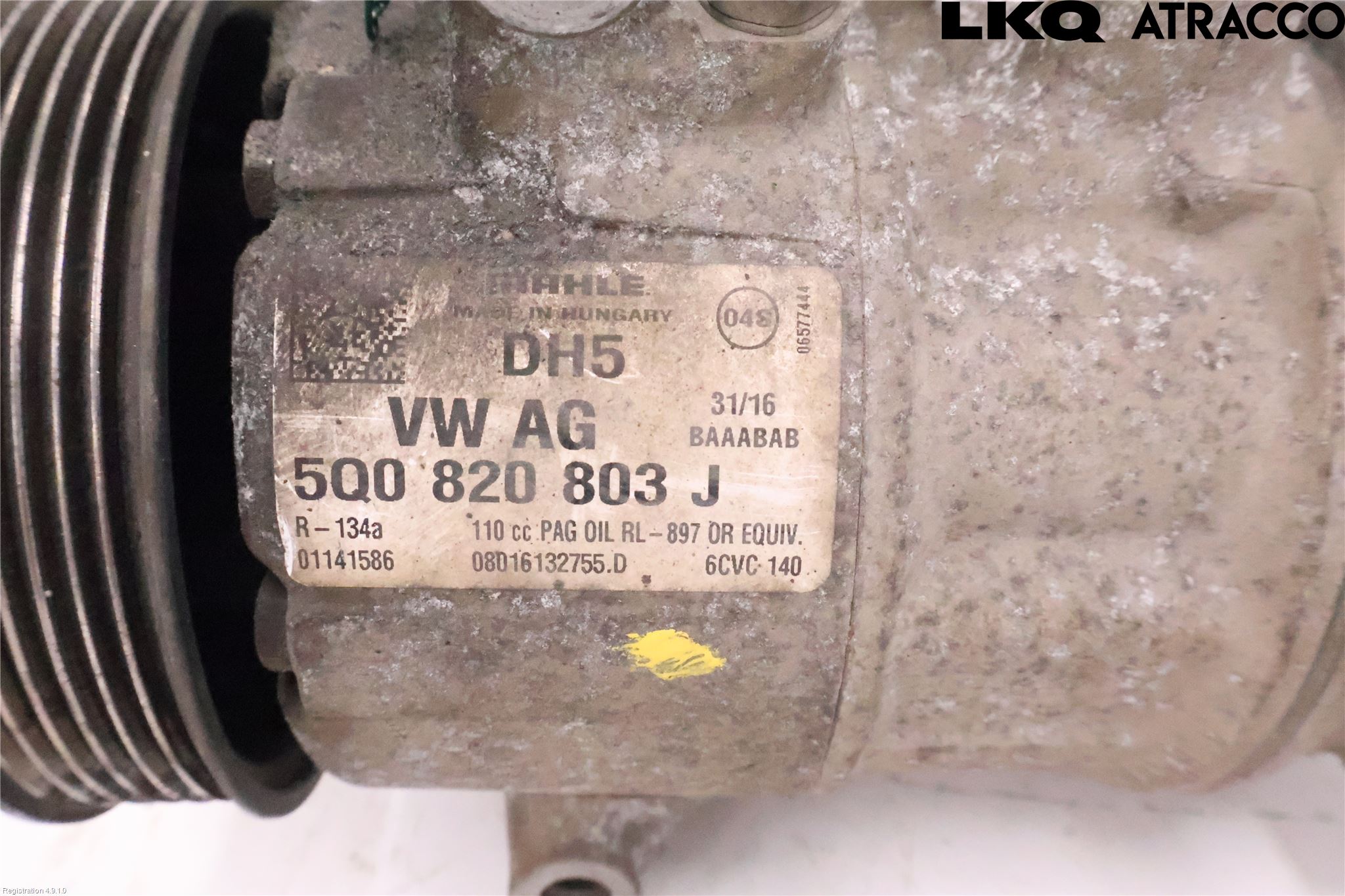 Volkswagen VW CADDY 16-20 Varme Ac Kompressor