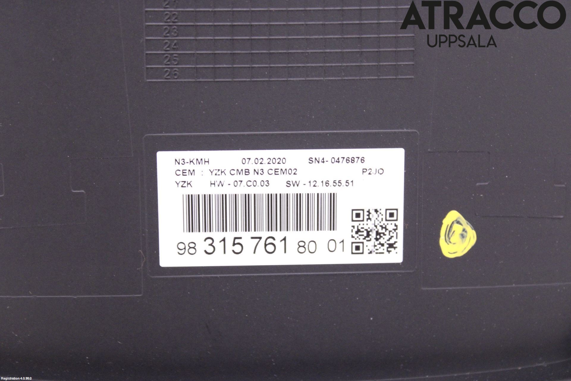 Opel CORSA F, CORSA-E 20- Instr Speedometer