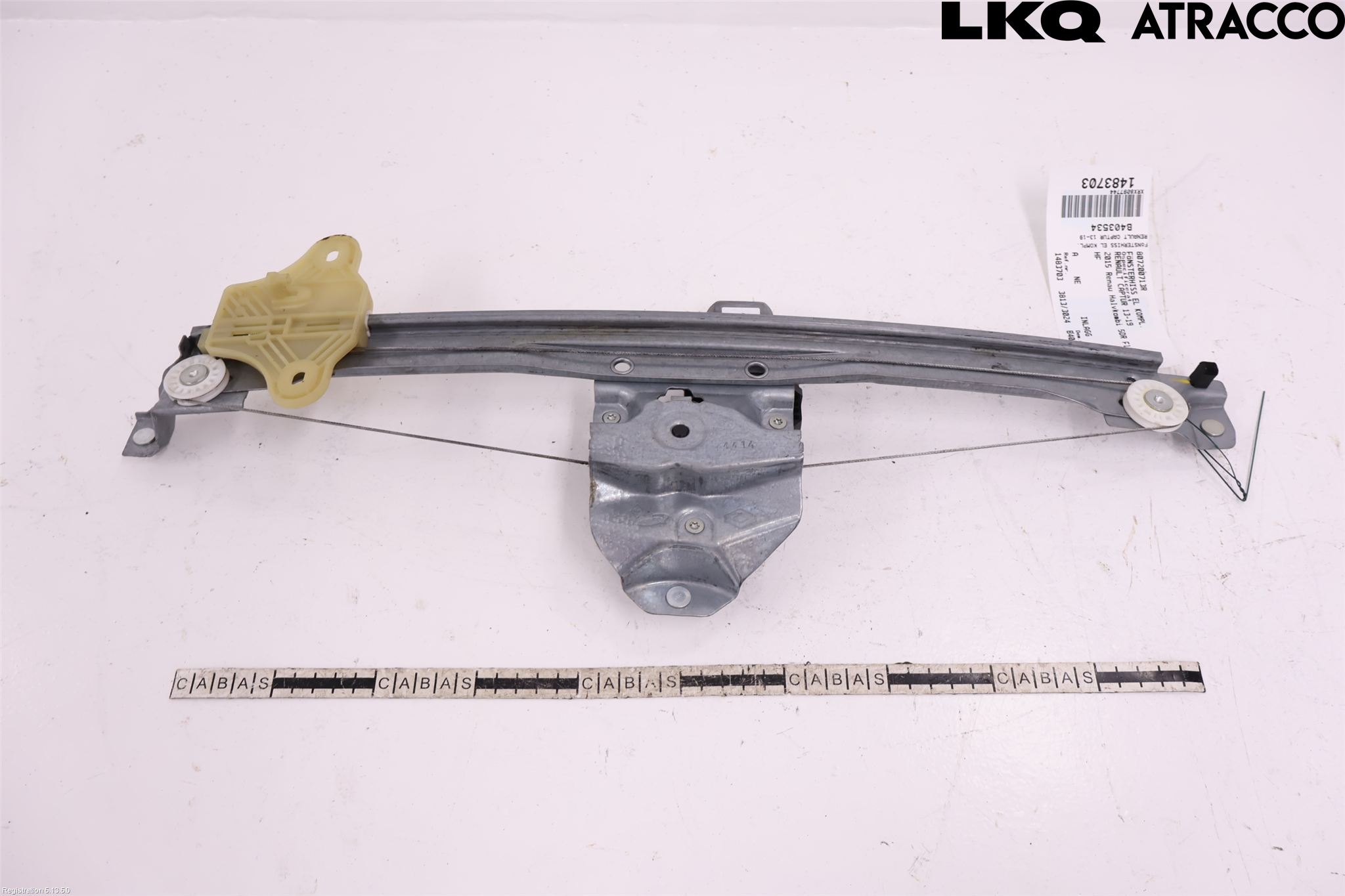 Renault CAPTUR 13-19 Vindusheis El Komp