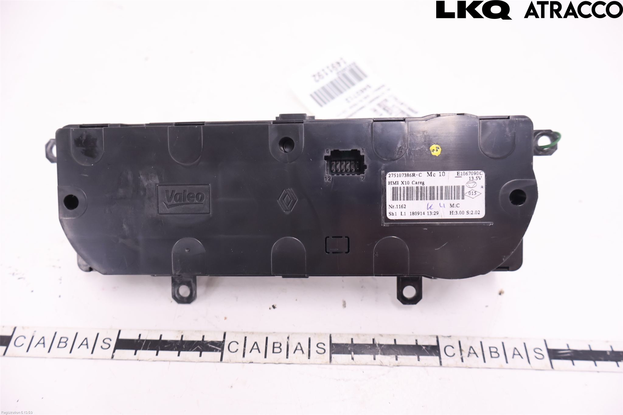 Renault ZOE/E-TECH 13- Varme Ac Betjening-Display