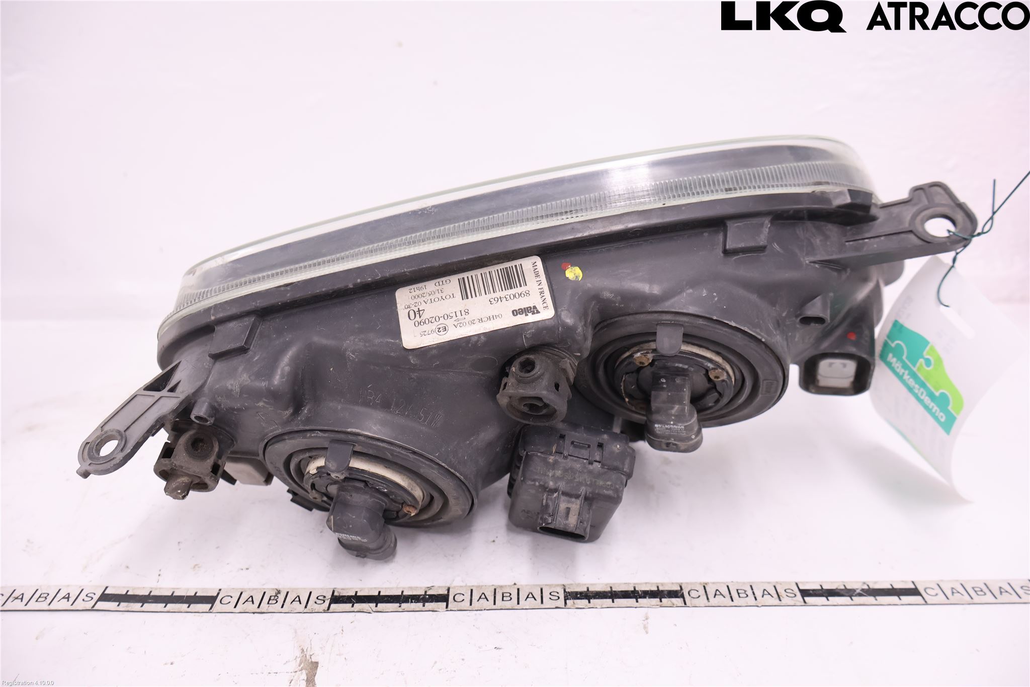 Toyota COROLLA 98-01 Frontlykt Venstre