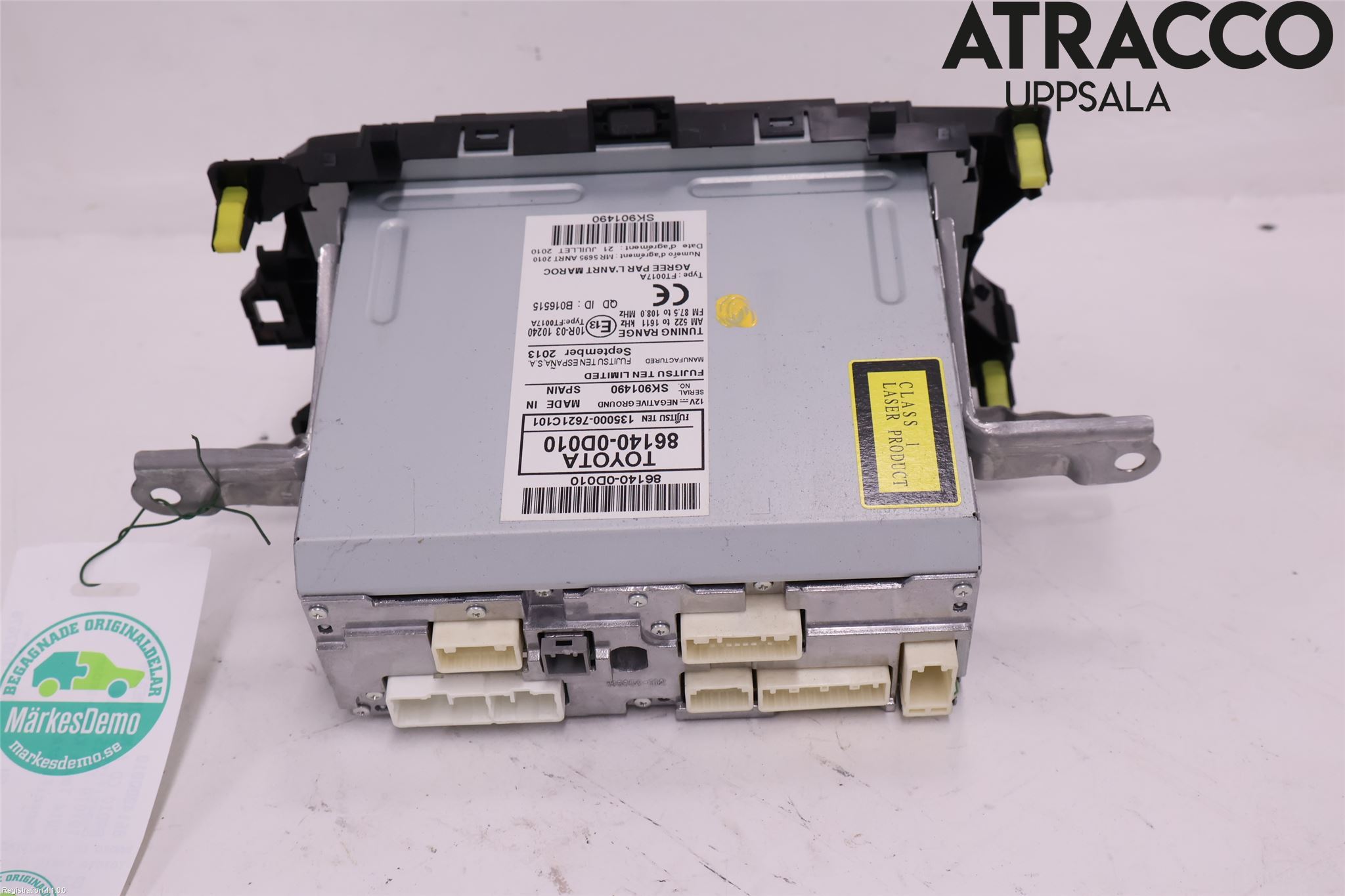 Toyota YARIS XP130 12-14 Stereo Radio Med Cd