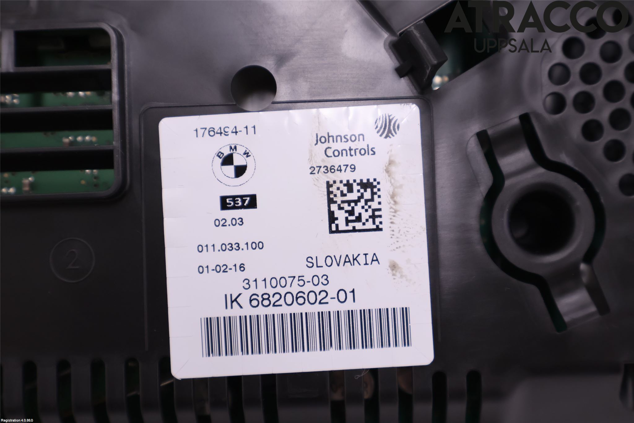 BMW 5 F10/F11/F18 09-17 Instr Kombinert