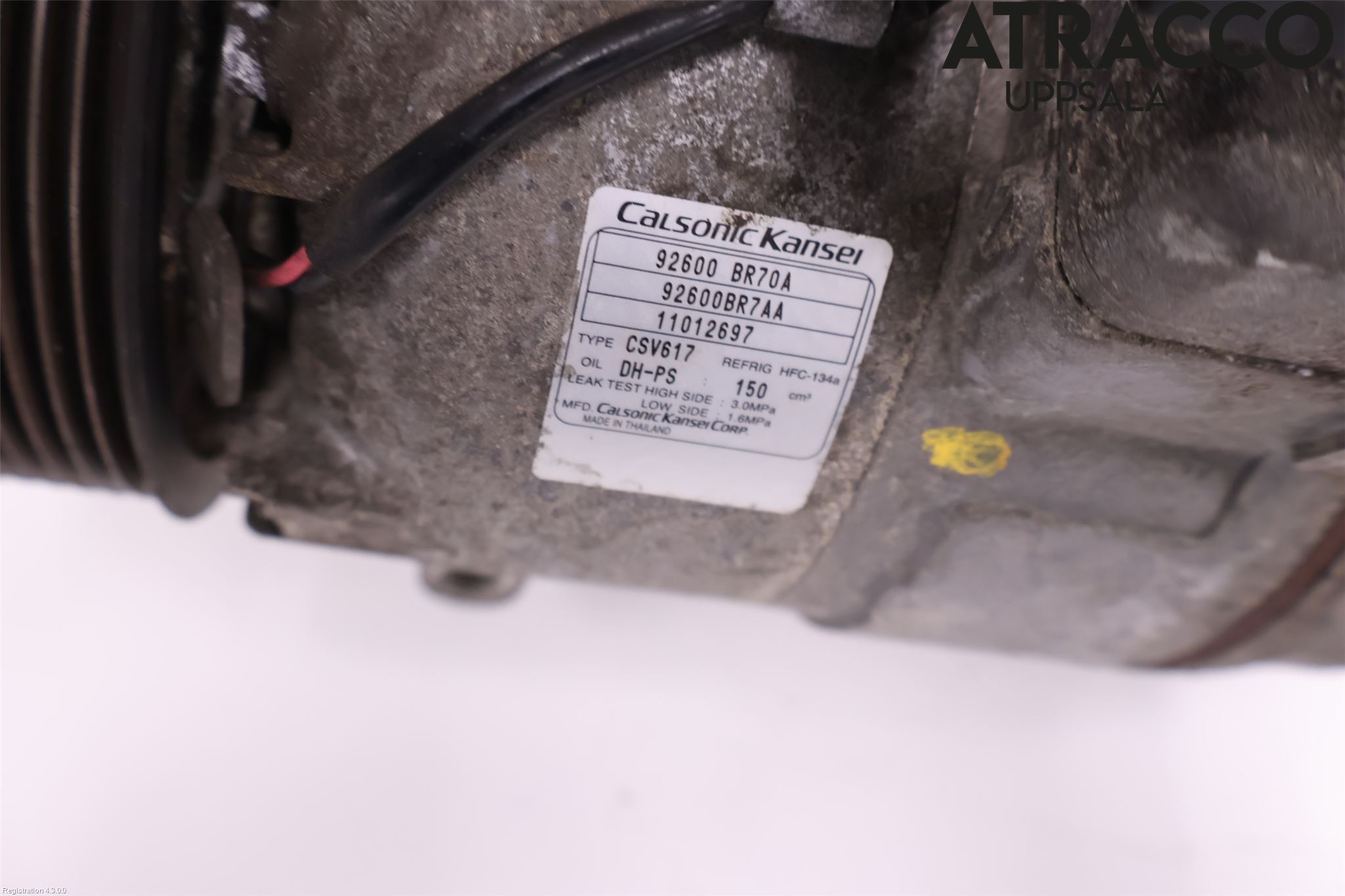 Nissan QASHQAI+2  10-14 Varme Ac Kompressor