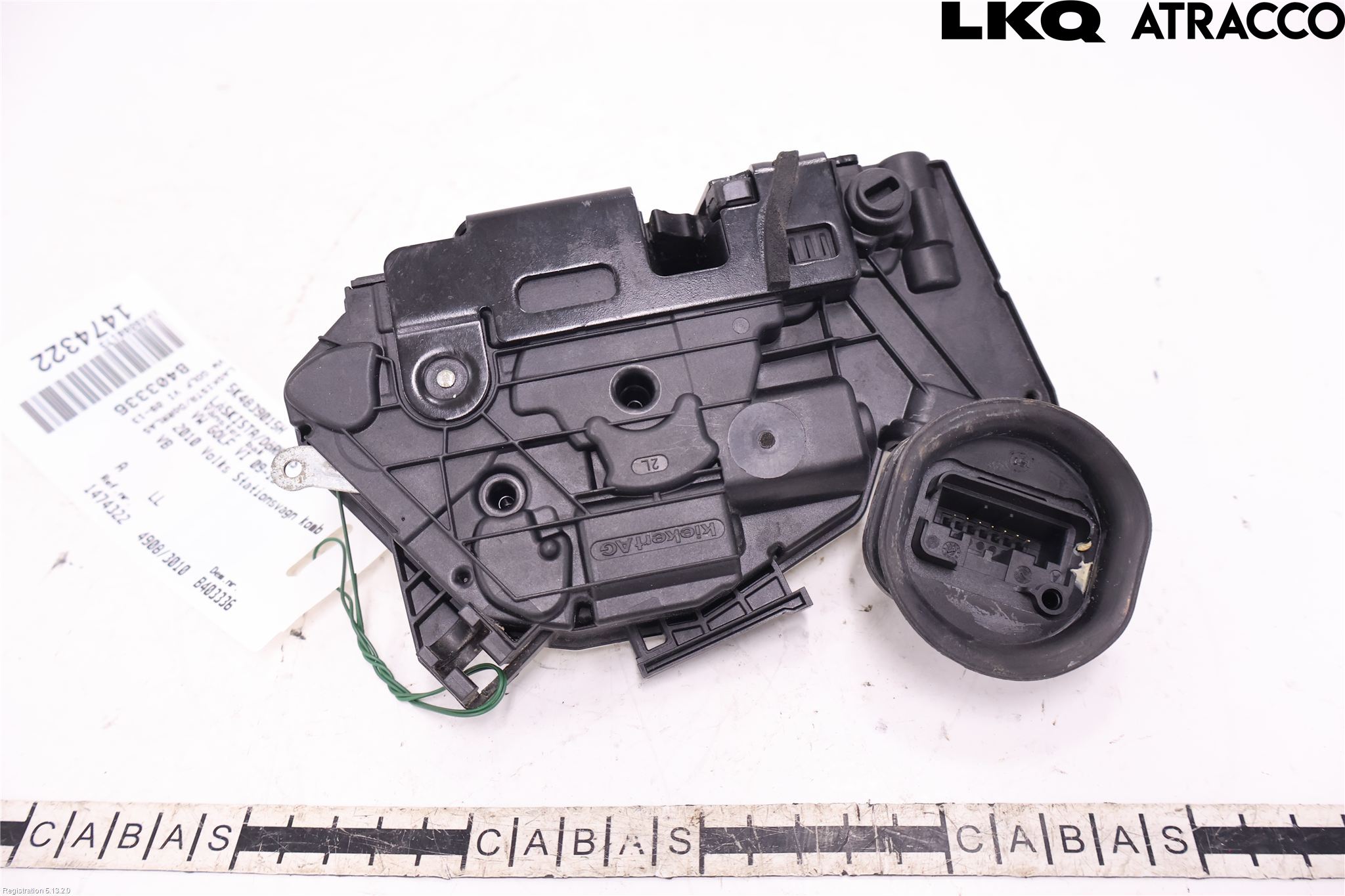 Volkswagen VW GOLF VI 09-13 Dørlås - Låsekasse