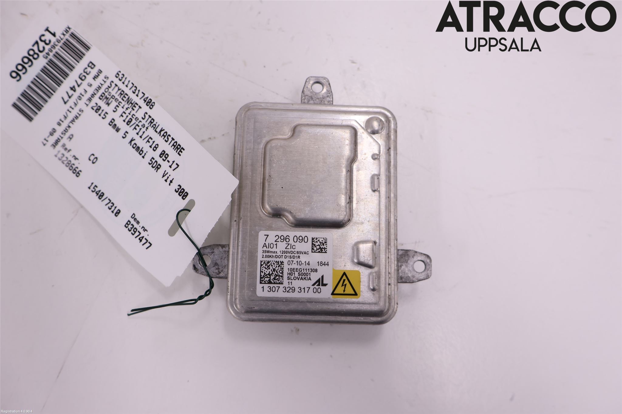BMW 5 F10/F11/F18 09-17 Styreenhet Xenon