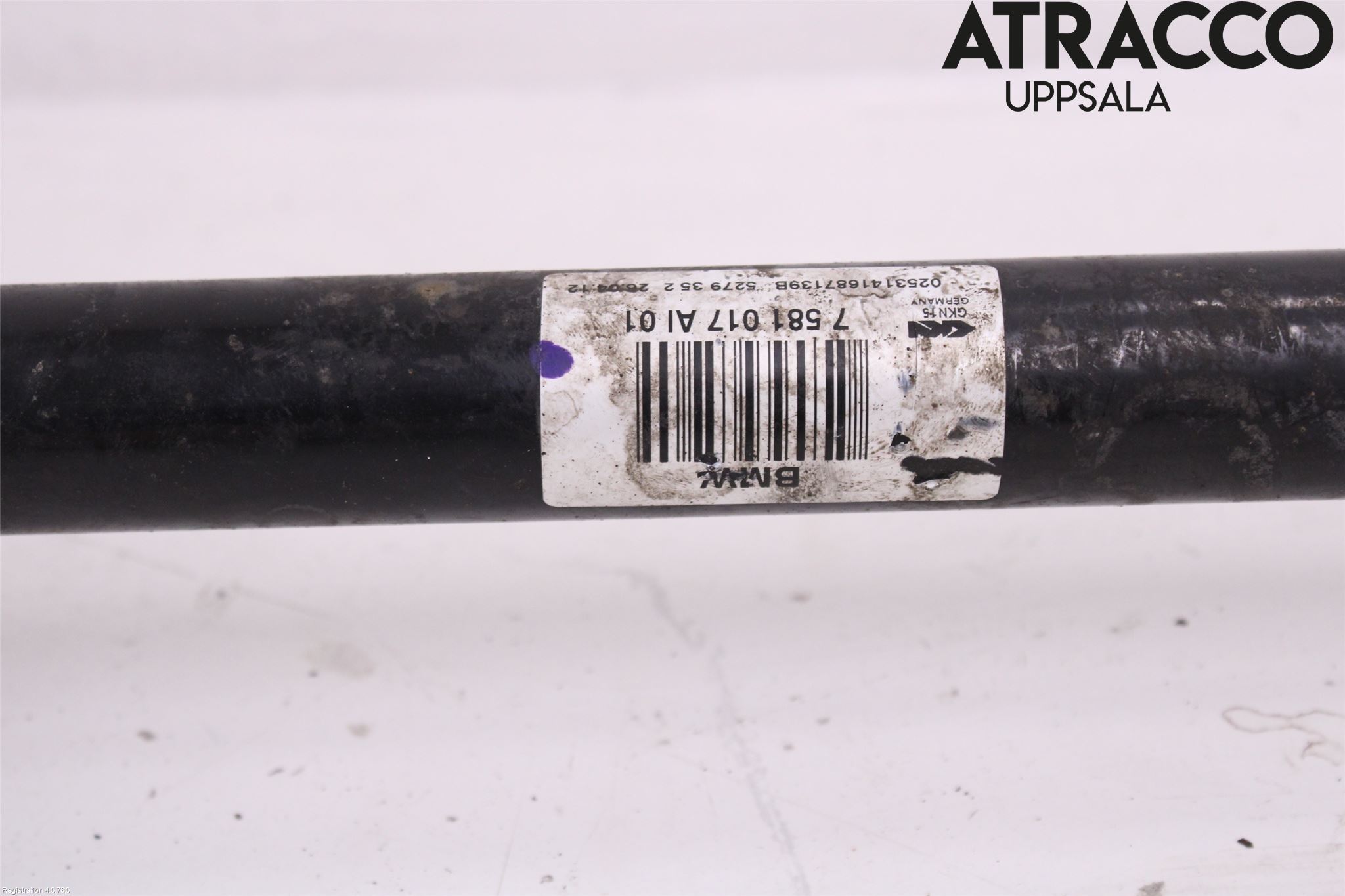 BMW 5 F10/F11/F18 09-17 Drivaksel Bak Kompl Venstre