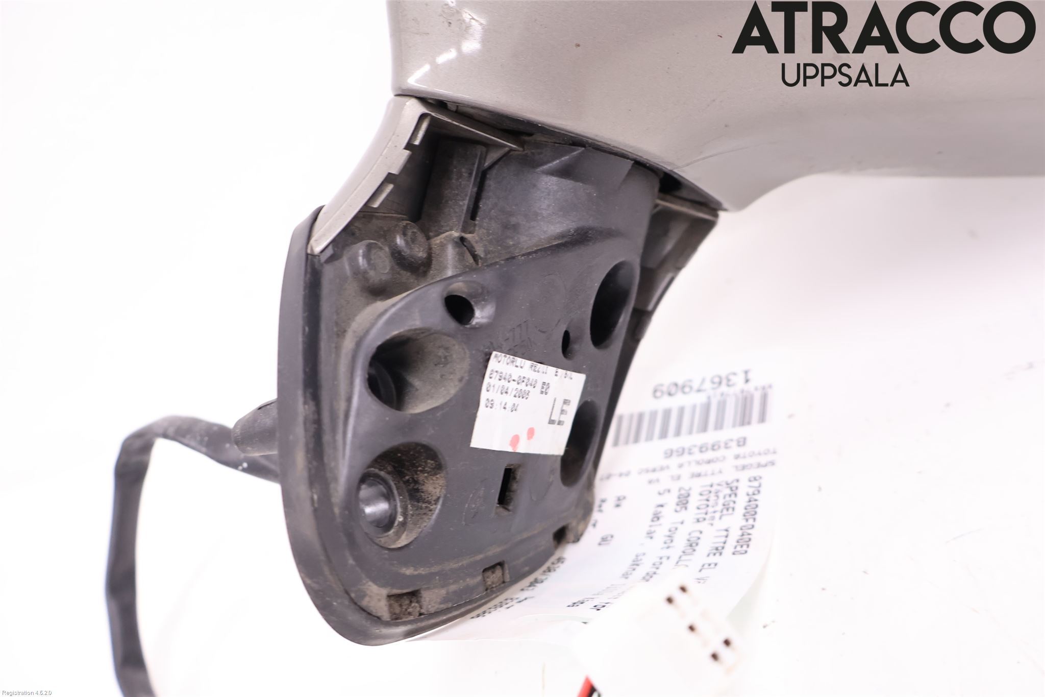 Toyota COROLLA VERSO 04-07 Speil V M-El Justering