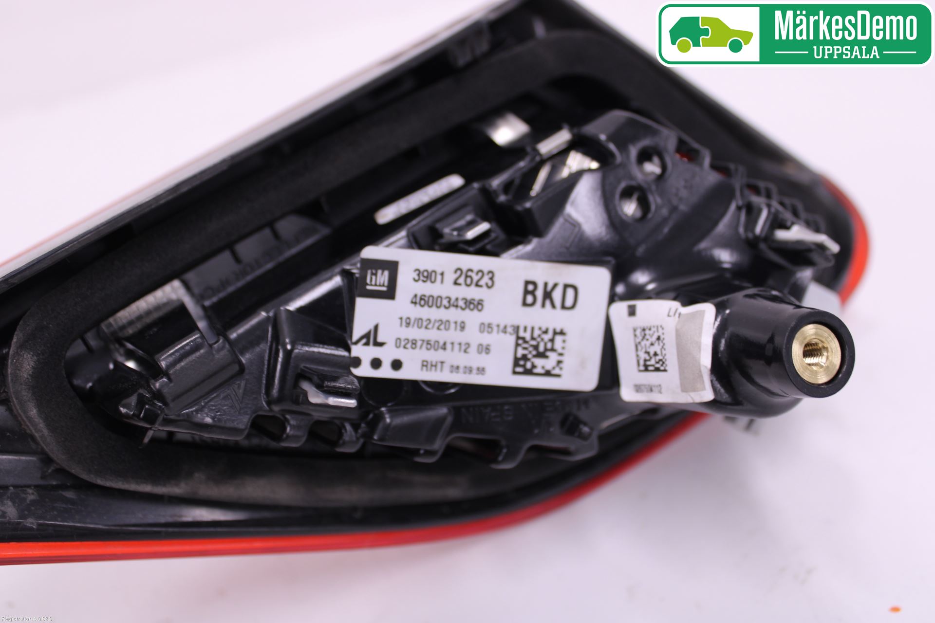 Opel CORSA E 15-19 Baklykt Venstre  På Luke(Indre