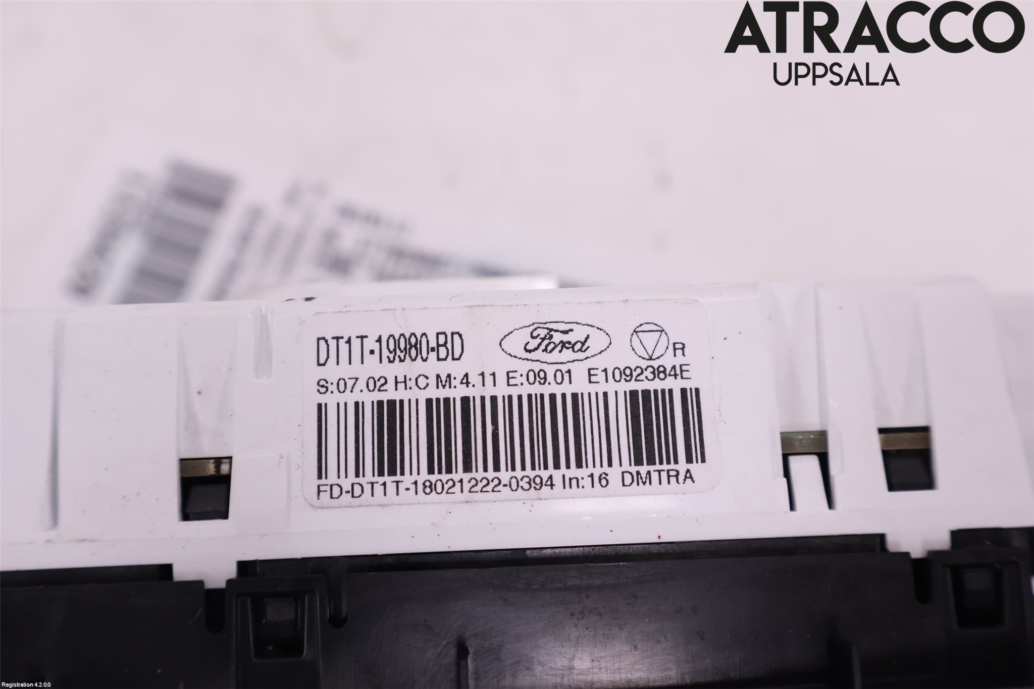 Ford TRANSIT/TOURNEO CONNECT 13-22 Varme Ac Betjening-Display