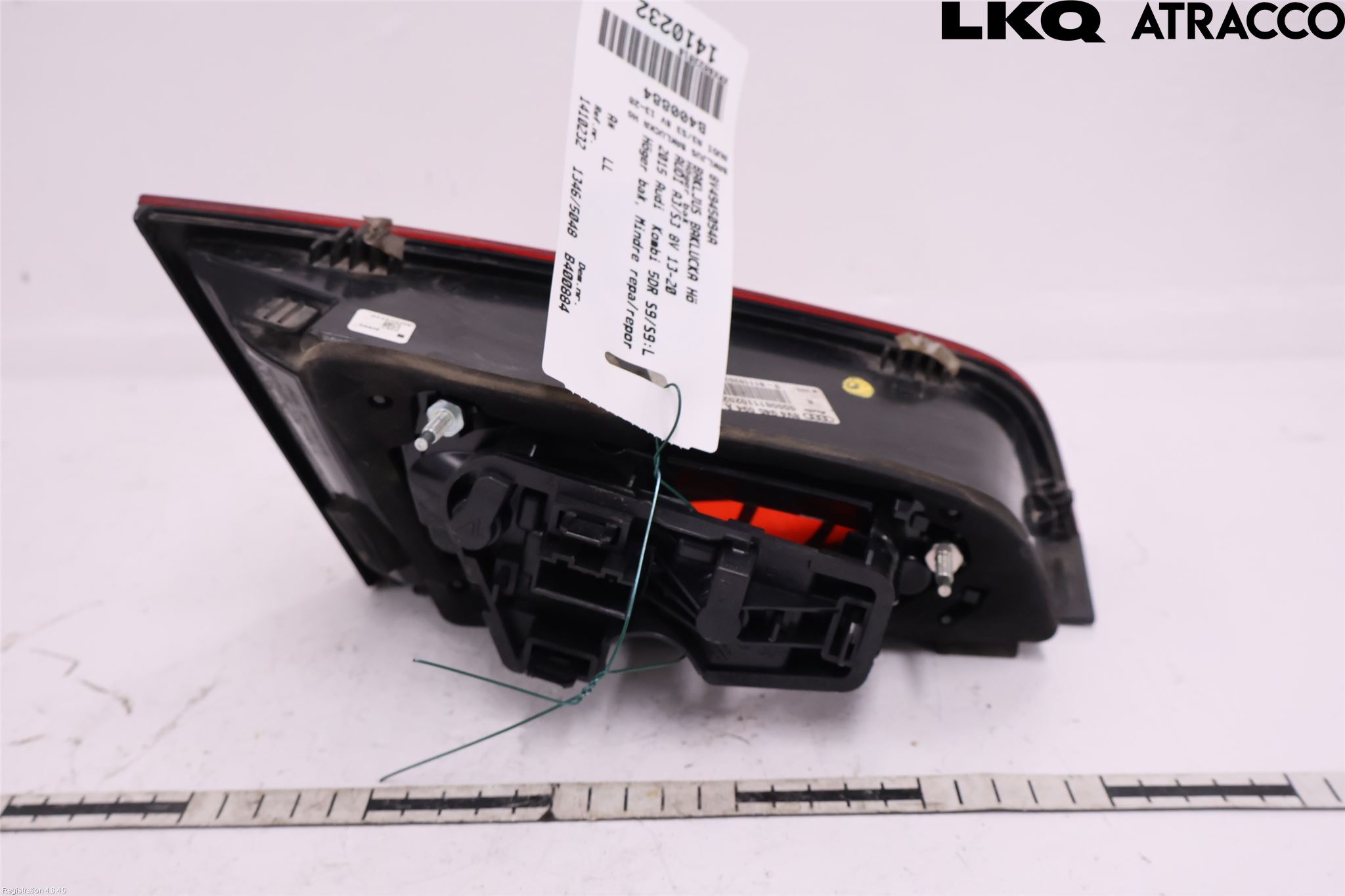 Audi A3/S3 8V 13-20 Baklykt Høyre  På Luke(Indre)