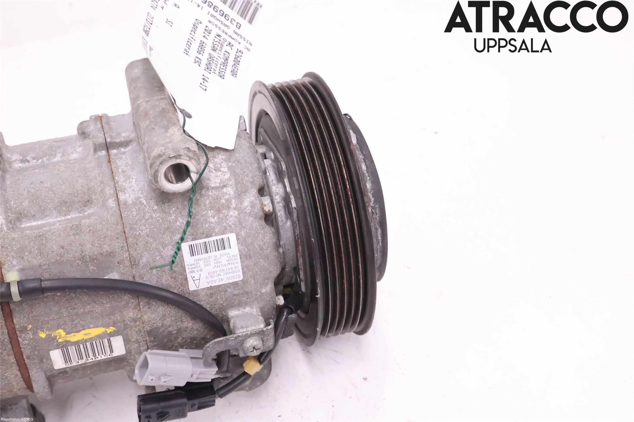 Nissan QASHQAI 14-17 Varme Ac Kompressor